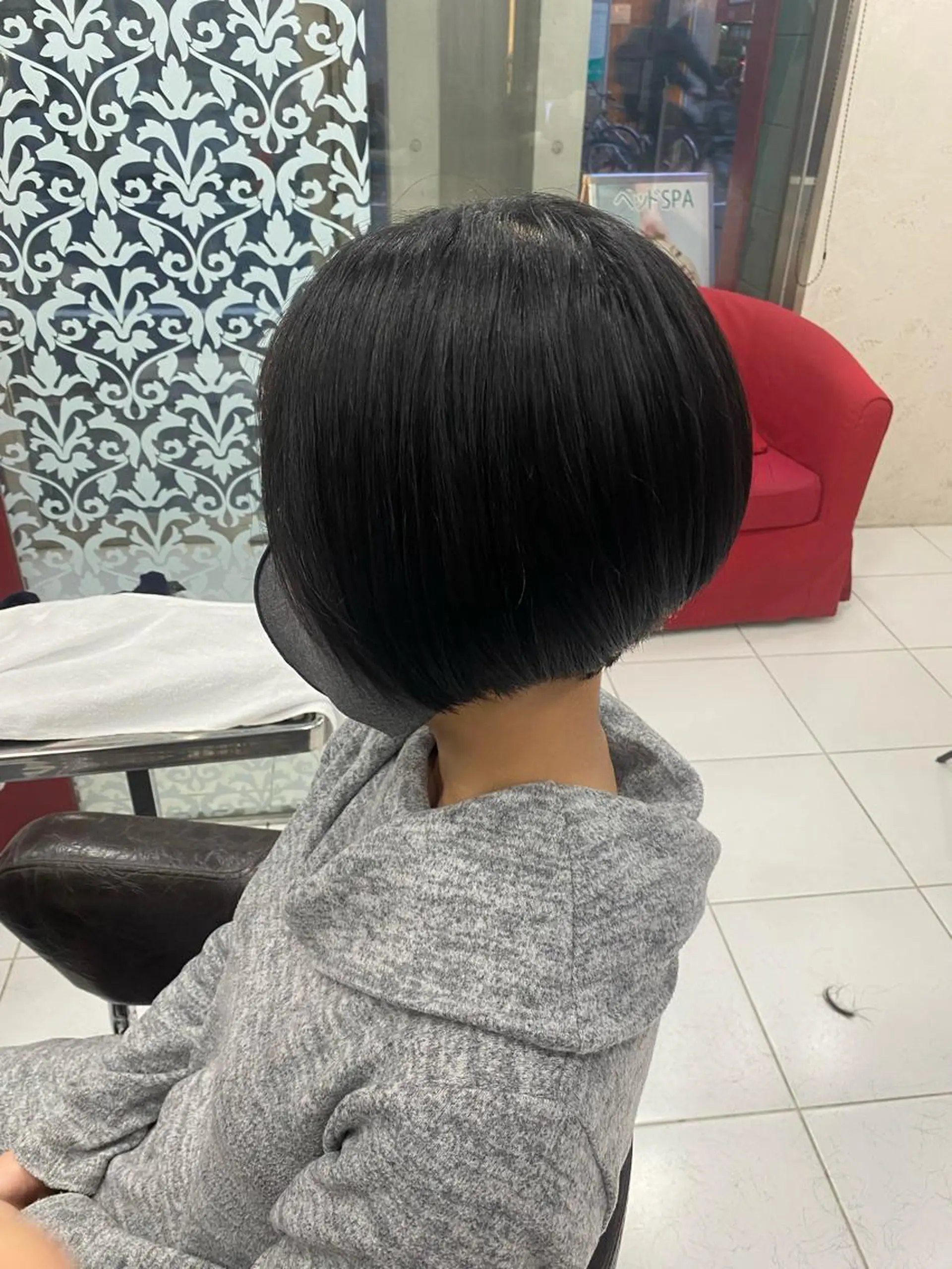 ショート ショートボブ ボブ ショートヘア ホワイト/店長/カラ ー講師/錦糸町/岩崎のヘアスタイル