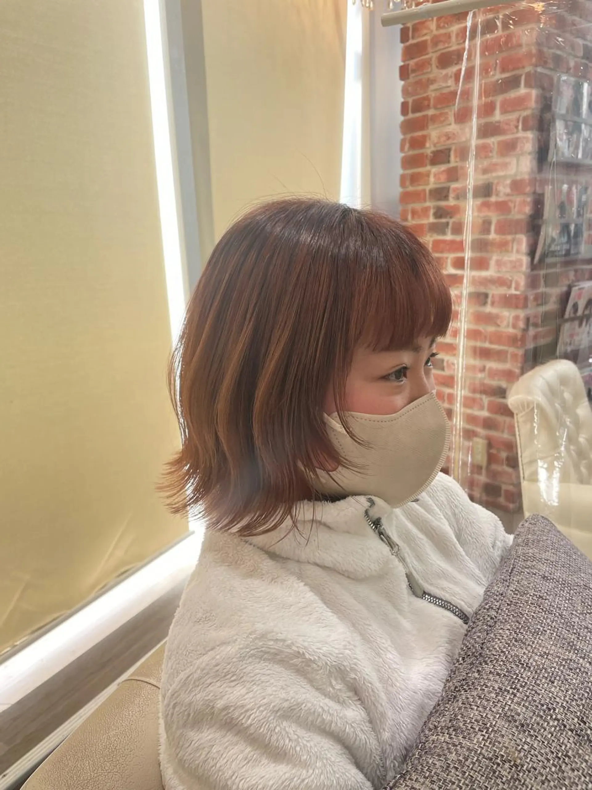 ミディアム 顔まわりレイヤー レイヤーカット ✨トレンド特化美容師 WILL上村　拳吾のヘアスタイル