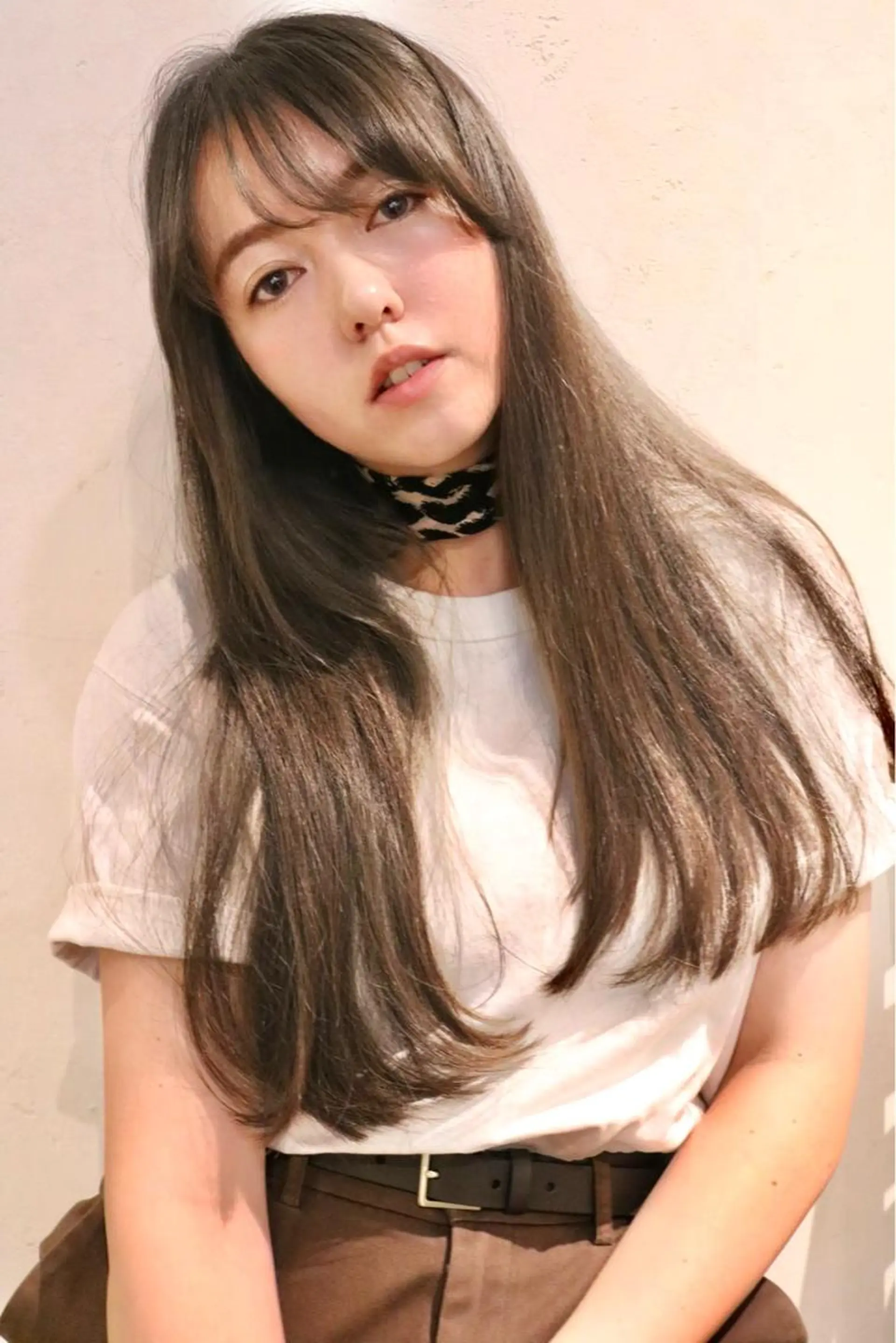 ロング カラー カット ヘアカラー 縮毛矯正 トリートメント 似合わせカラーパーマ 🌿kitin米川のヘアスタイル