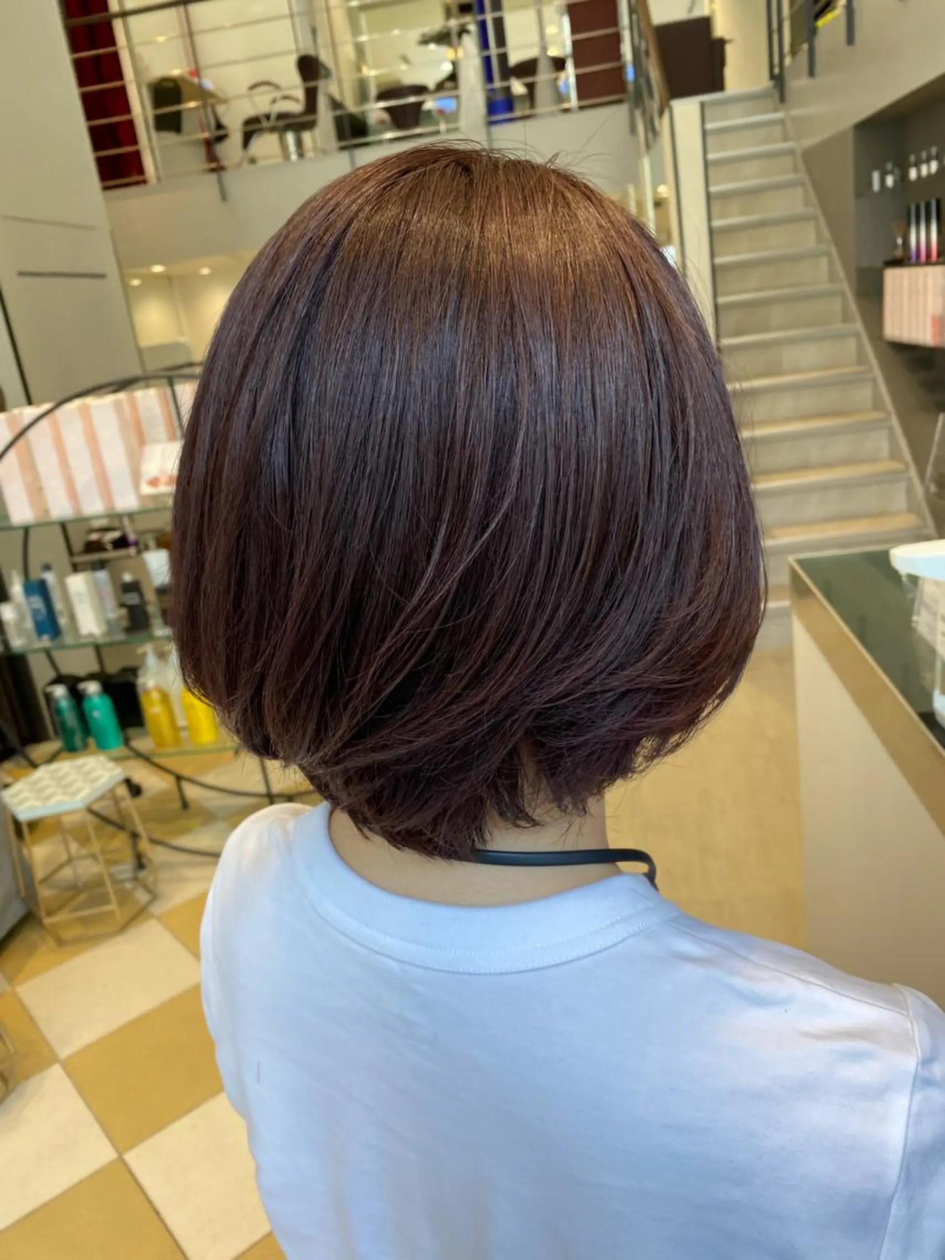 ミディアム カラー ハイライトカラー ハイライト Kou所属・💜髪質改善美髪💜 星野清光のヘアスタイル