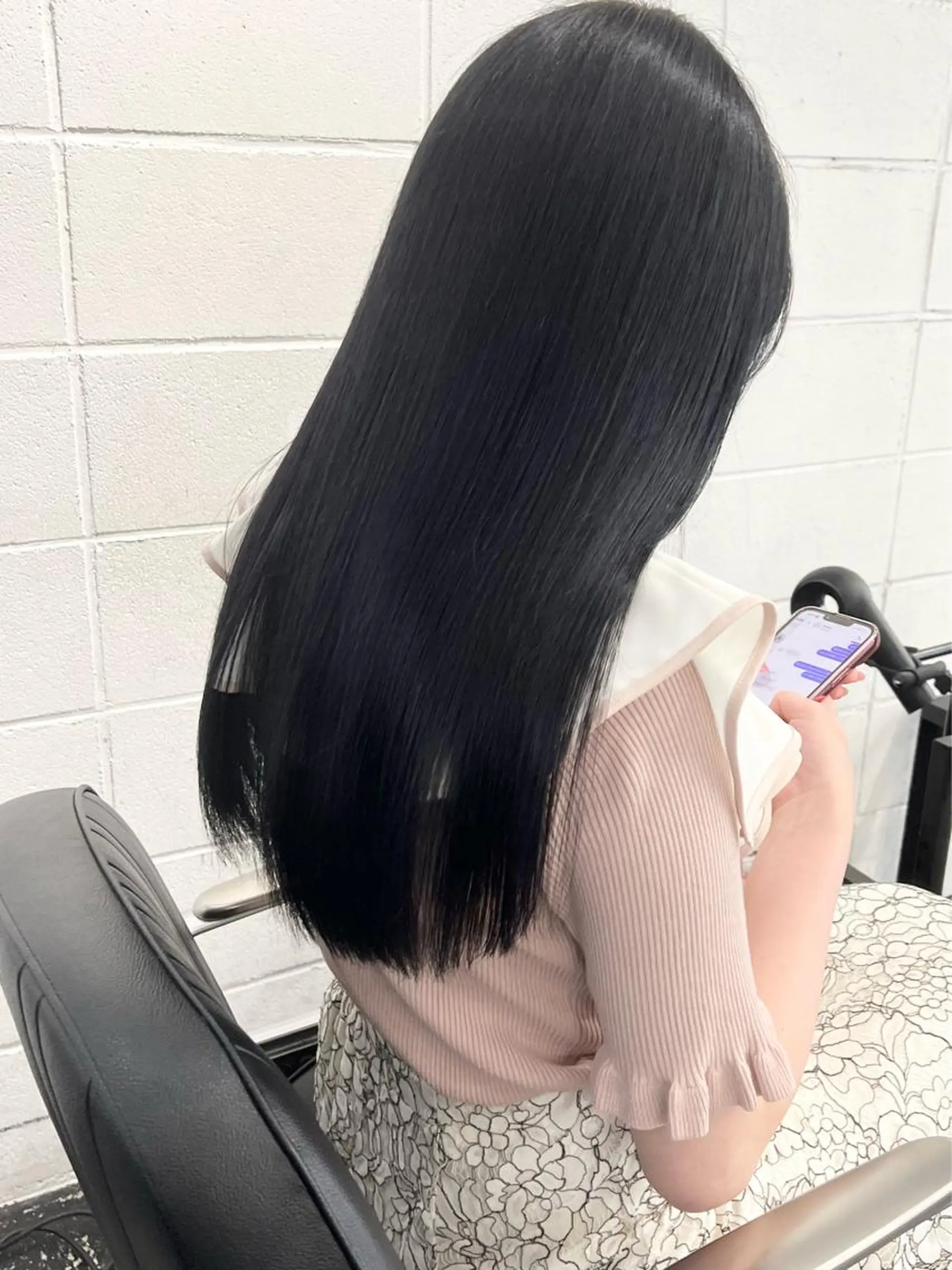 セミロング セミロングパーマ 縮毛矯正 HARU//原宿🤍 リピート率NO.1のヘアスタイル
