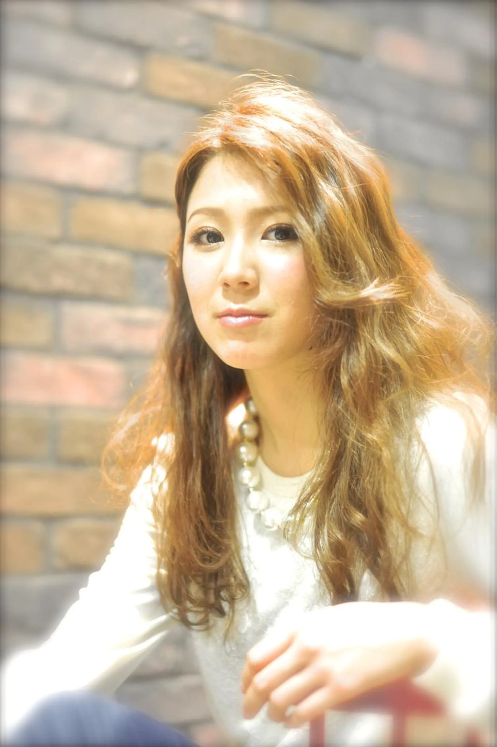 ロング カラー パーマ olga所属・松尾謙佑【ハイライト LEDエクステ】のヘアスタイル