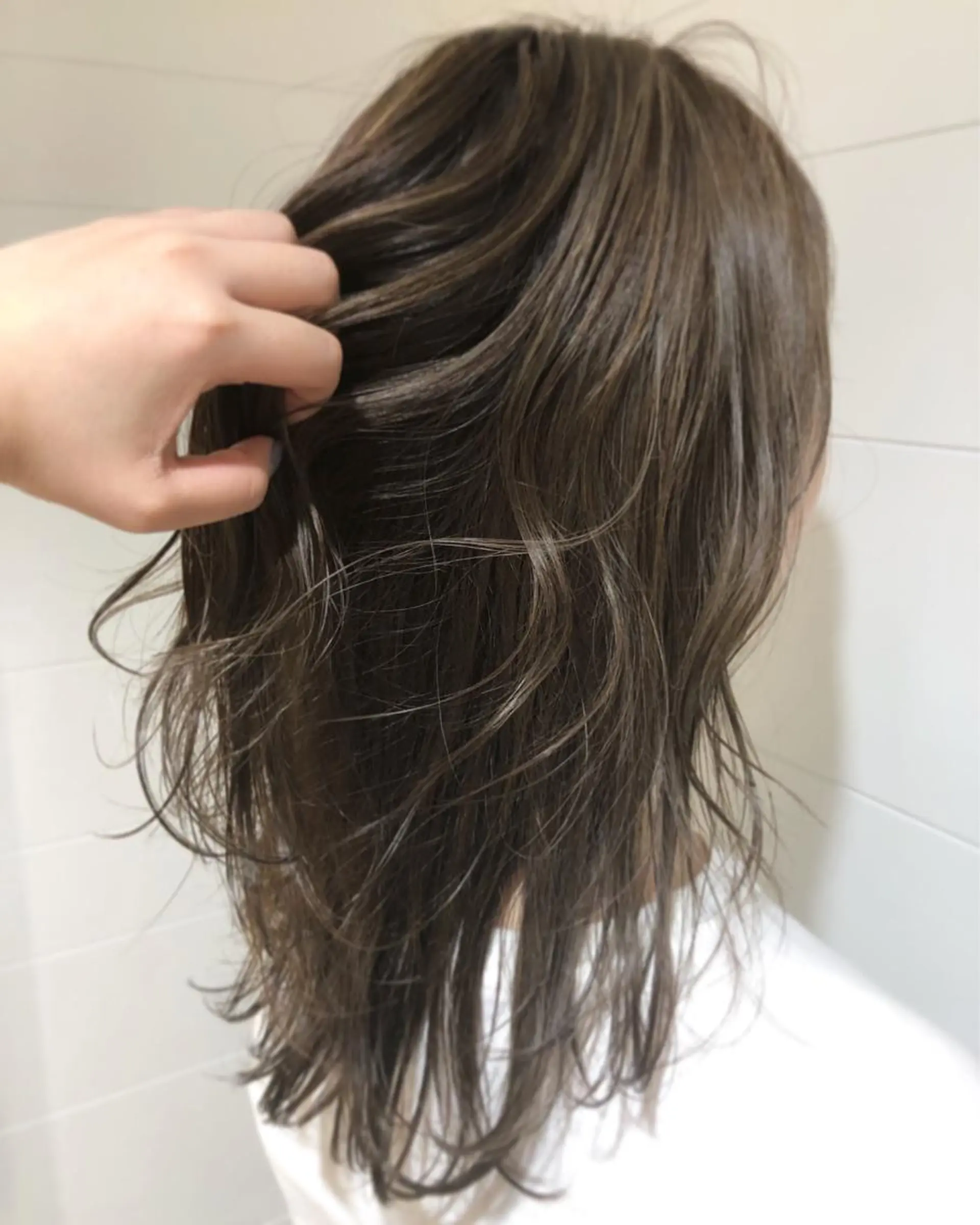 ロング カラー ヘアカラー まつげ兼任しもさこ 🌟レイヤー得意のマツエク・マツパデザイン