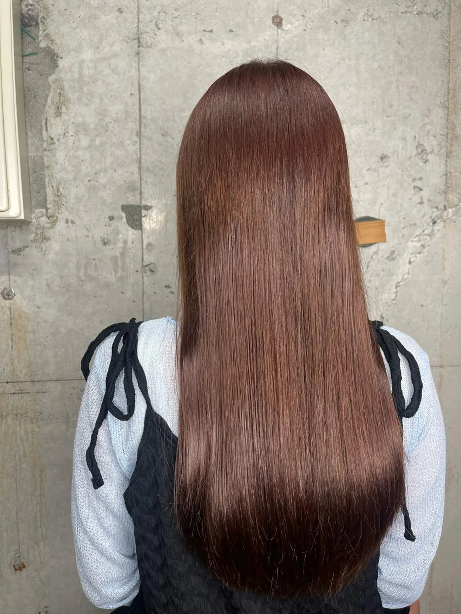 ロング カラー かめい りなのヘアスタイル