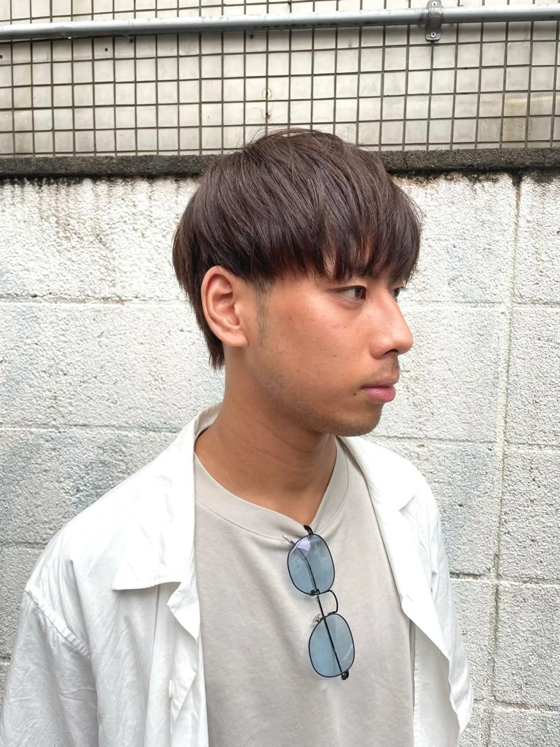 ミディアム ウルフカット 渋谷 ミモザワークス タニグチヨシユキのヘアスタイル