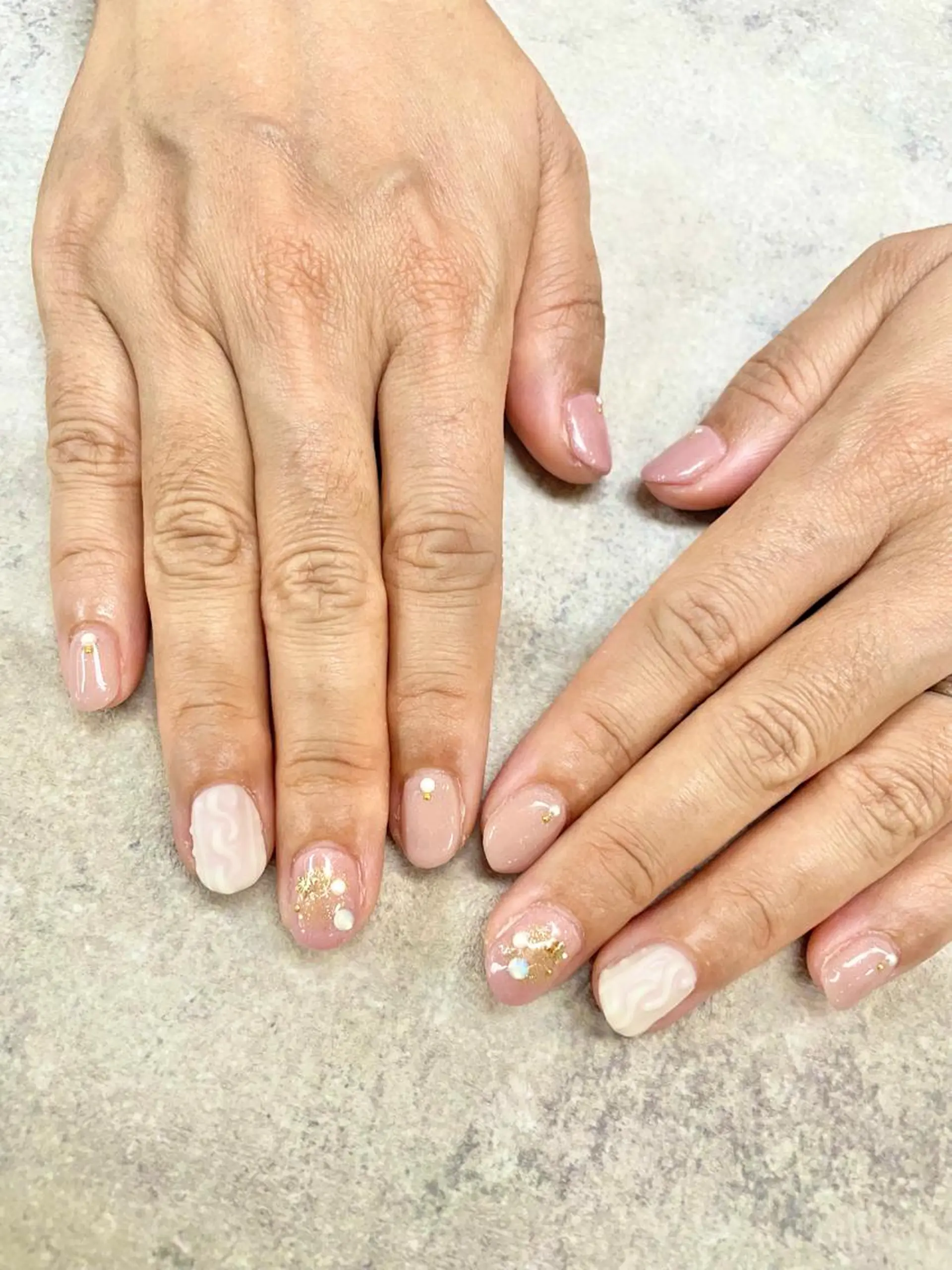 ネイル フットネイル フレンチネイル ジェルネイル グラデーション キラキラネイル ハンドネイル .N YUKIのネイルデザイン