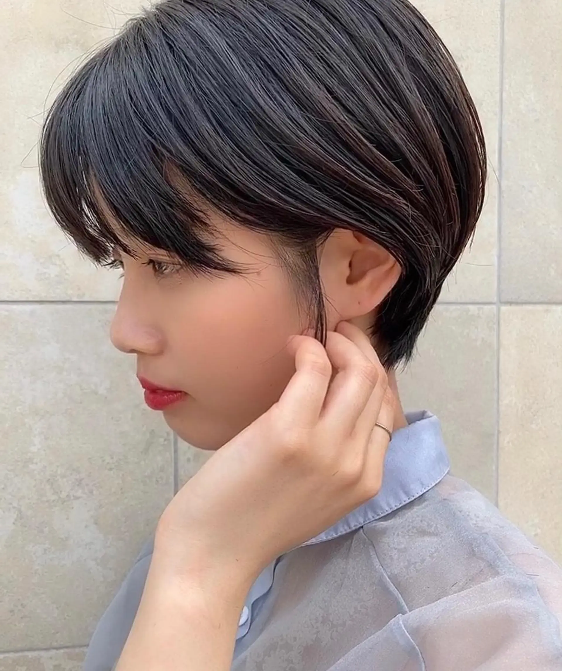ショート ショートヘア 田中 あかねのヘアスタイル