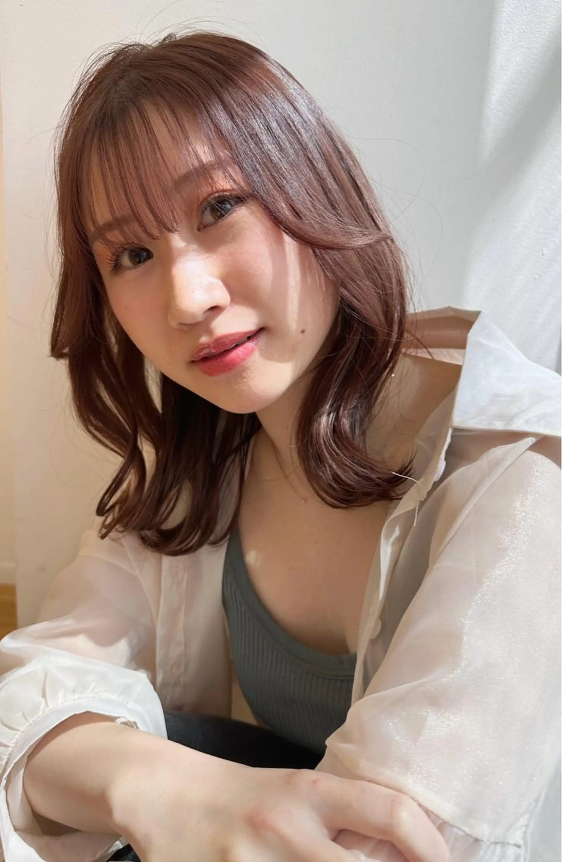 セミロング 🇰🇷韓国スタイル レイヤー/ayanaのヘアスタイル