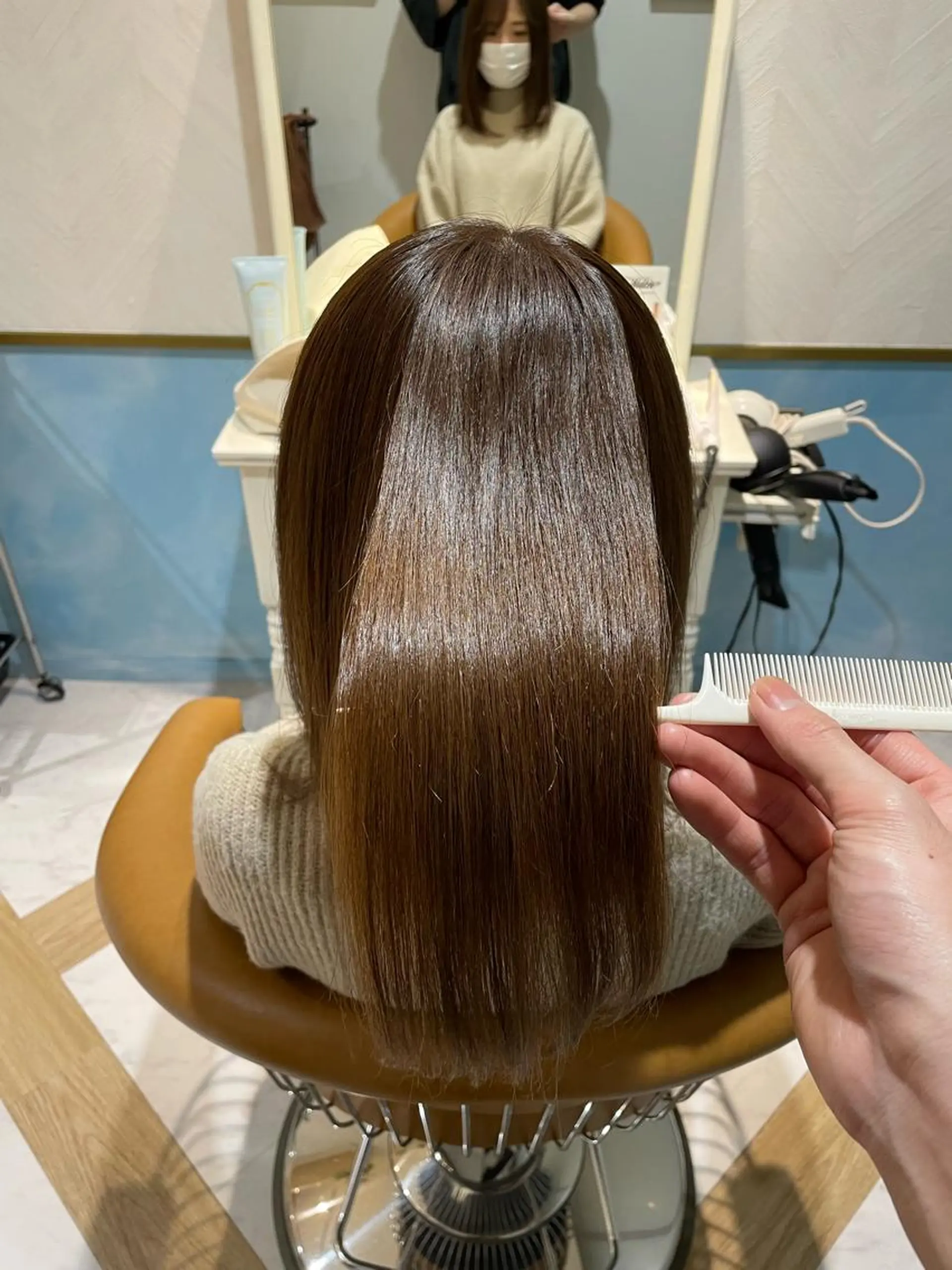セミロング Lond strada所属・✨武村侑哉　韓国風 レイヤー/髪質改善✨のヘアスタイル