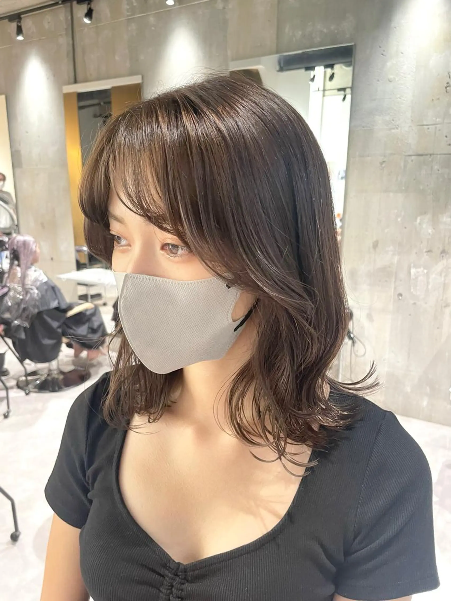 ミディアム カラー カット ヘアカラー トリートメント 美髪矯正/ハイトーン 🪸🩰ヒナコのヘアスタイル