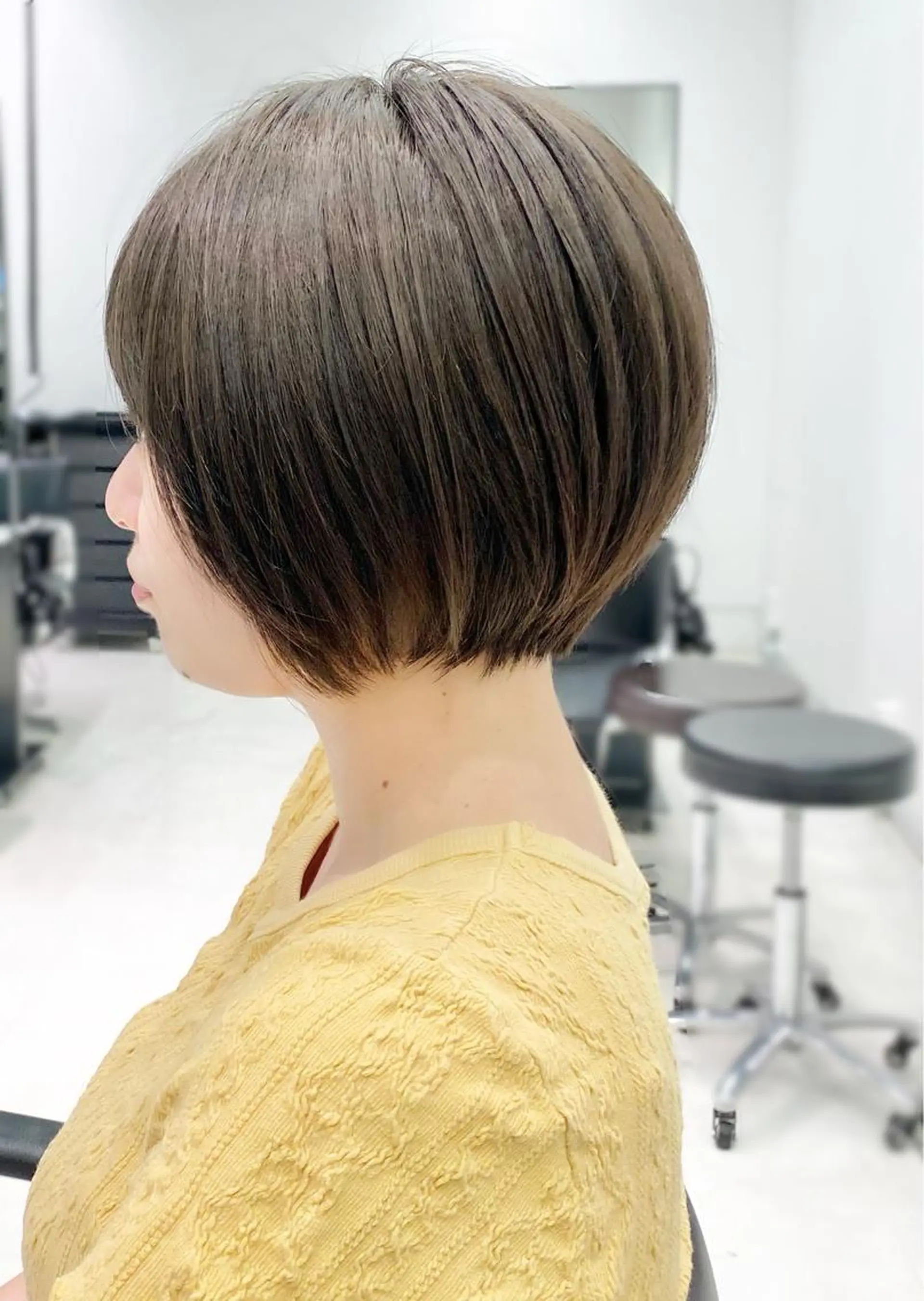 ショート カラー ボブ カット ヘアカラー 似合わせ専門美容師 なかじまのヘアスタイル