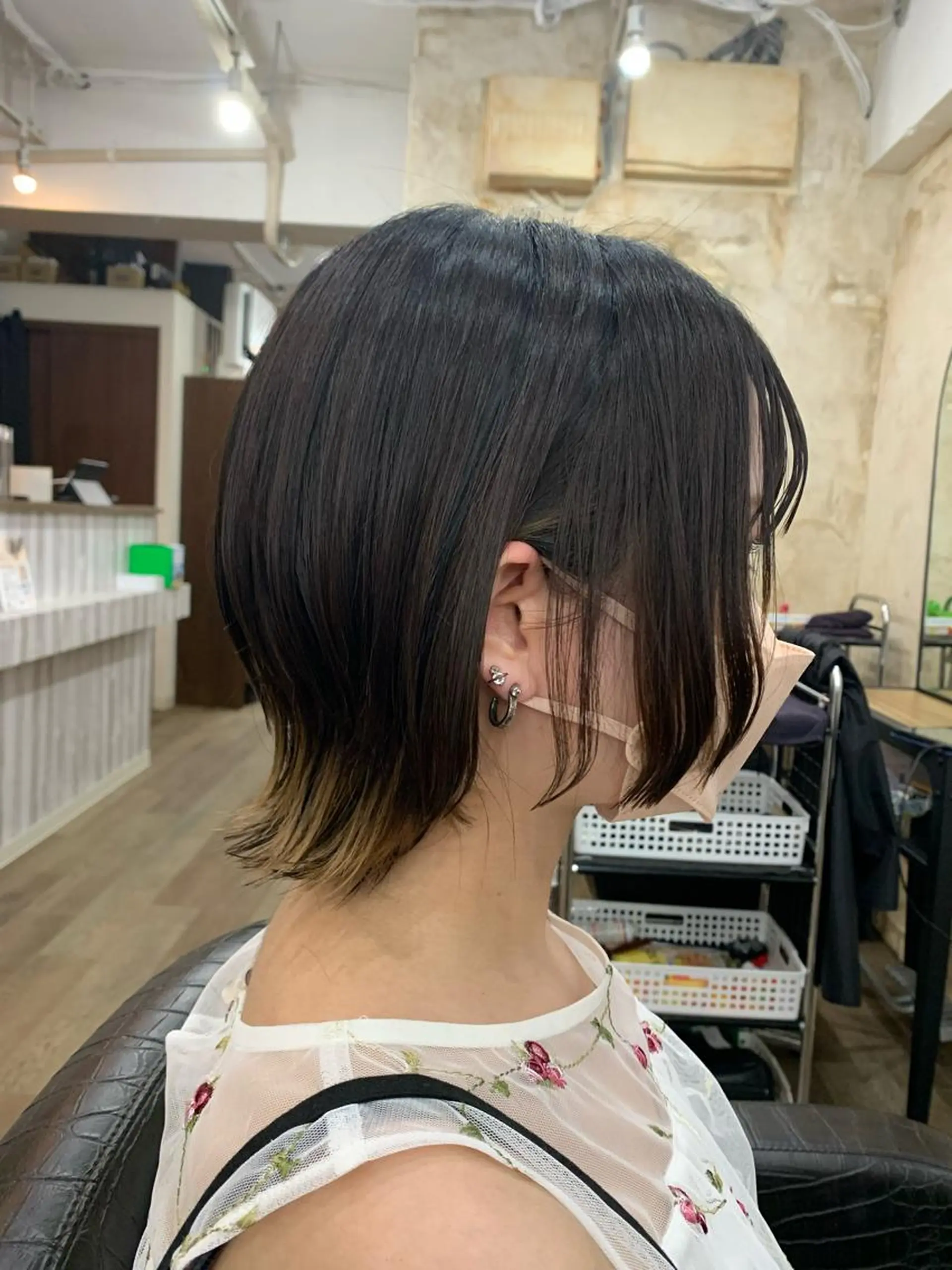 ミディアム チバ ヒロトのヘアスタイル