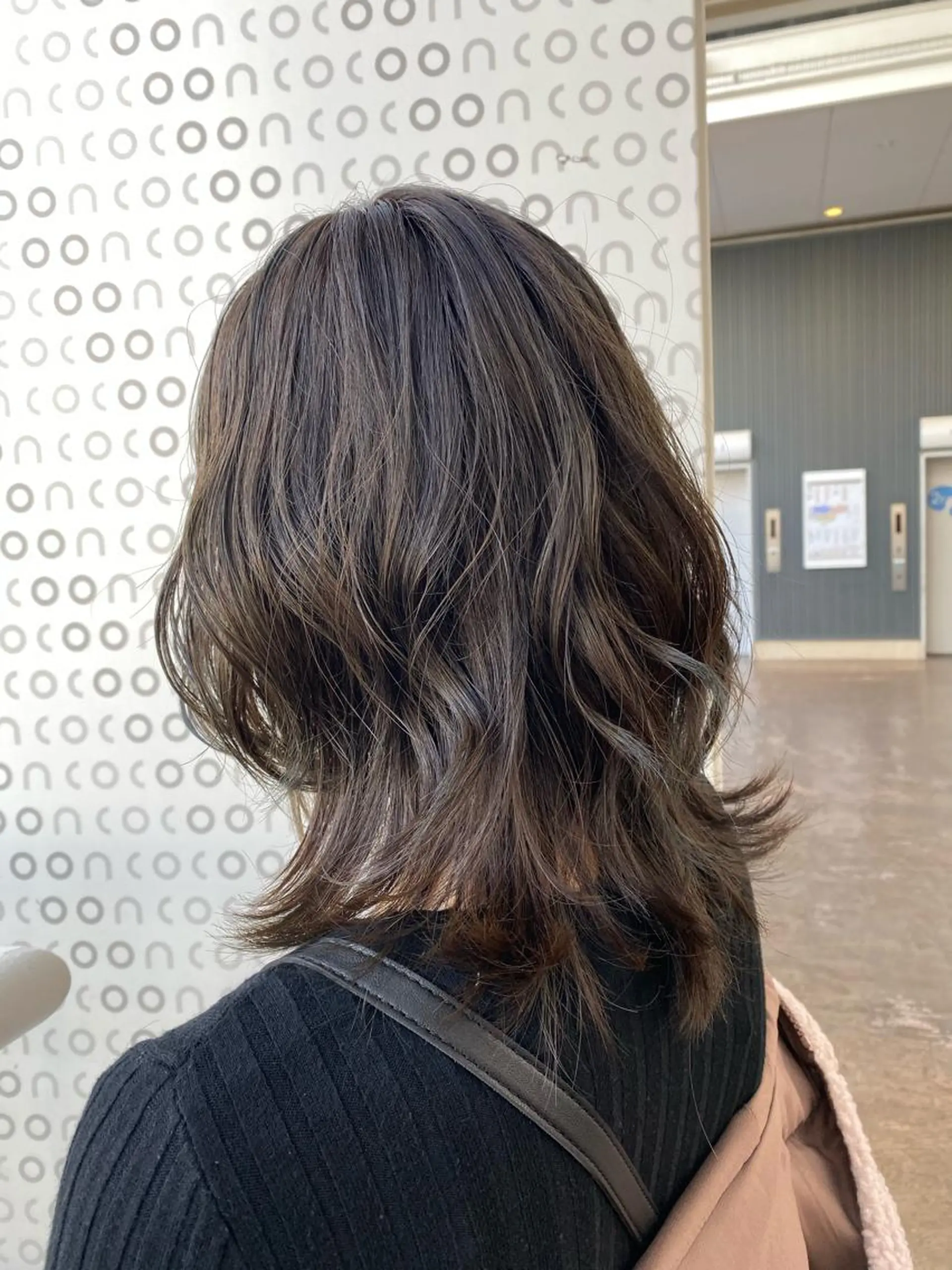 ミディアム カラー パーマ 大野 あさみのヘアスタイル