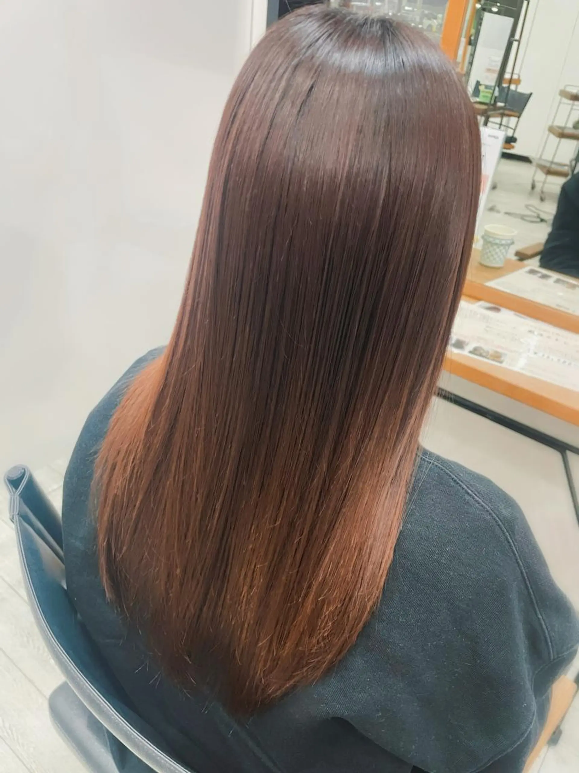 ロング パーマ 髪質改善 ストレートパーマ saito .のヘアスタイル