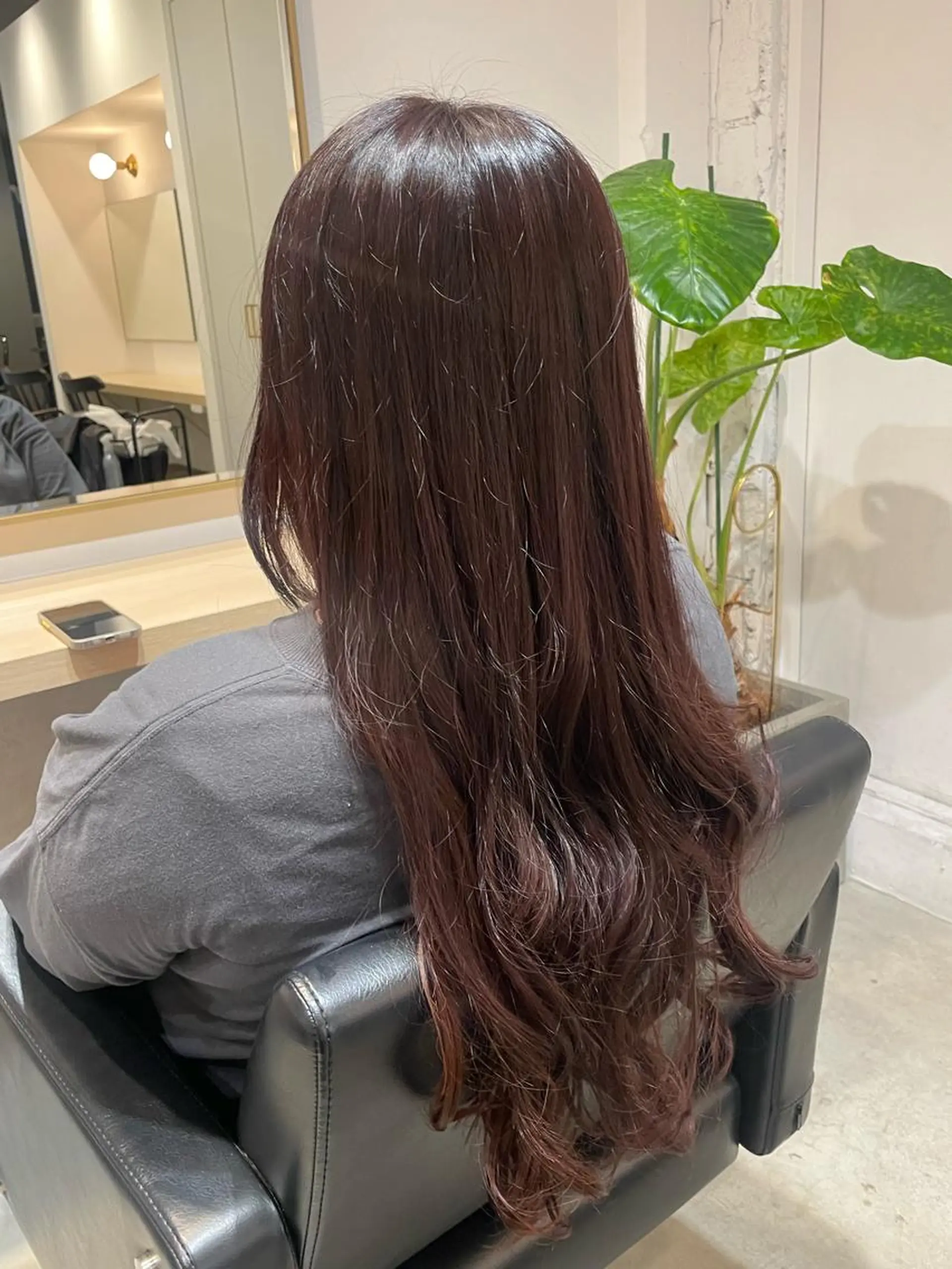 ロング カラー ブラウンカラー ロング soto.所属・ショートカット♡ 石川優奈のヘアスタイル