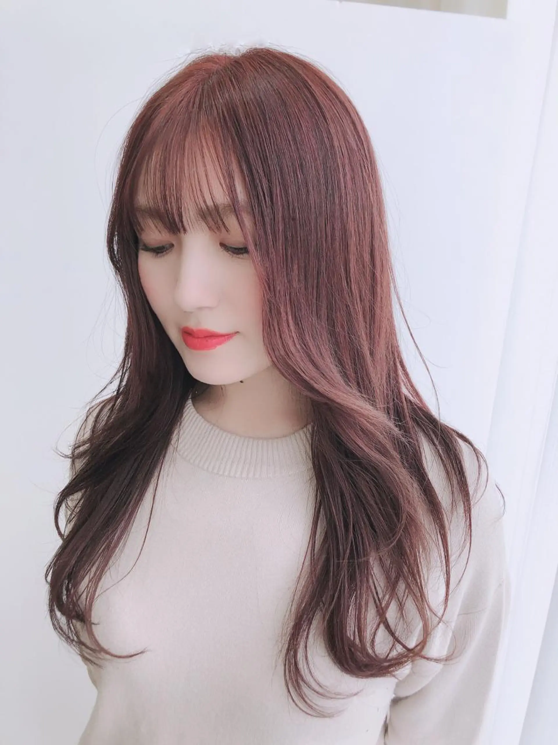 ロング 韓国ヘア🇰🇷髪質 改善たけるのヘアスタイル