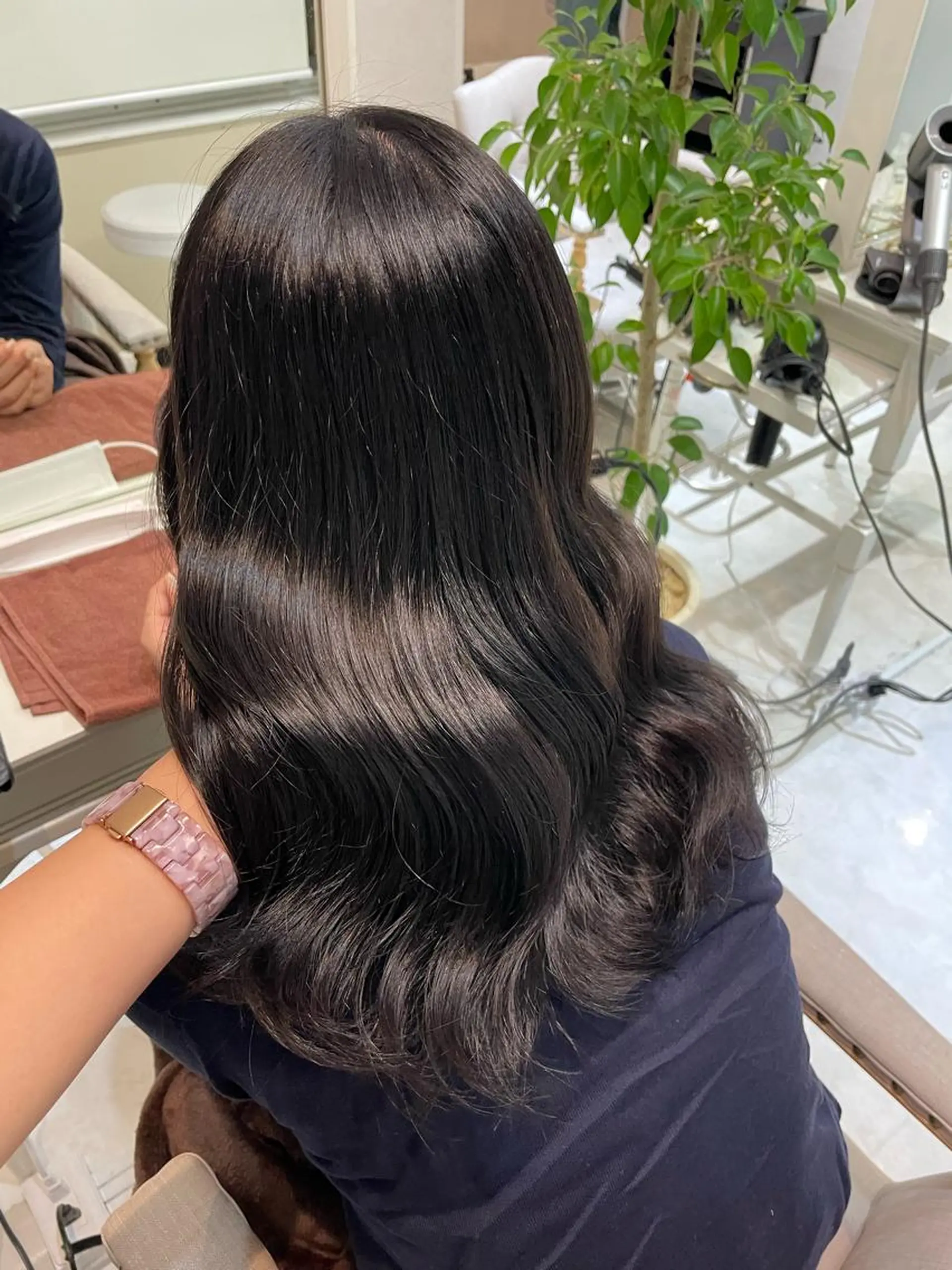 セミロング カラー ヘアカラー 似合わせカラー 梅田 ayanaのヘアスタイル