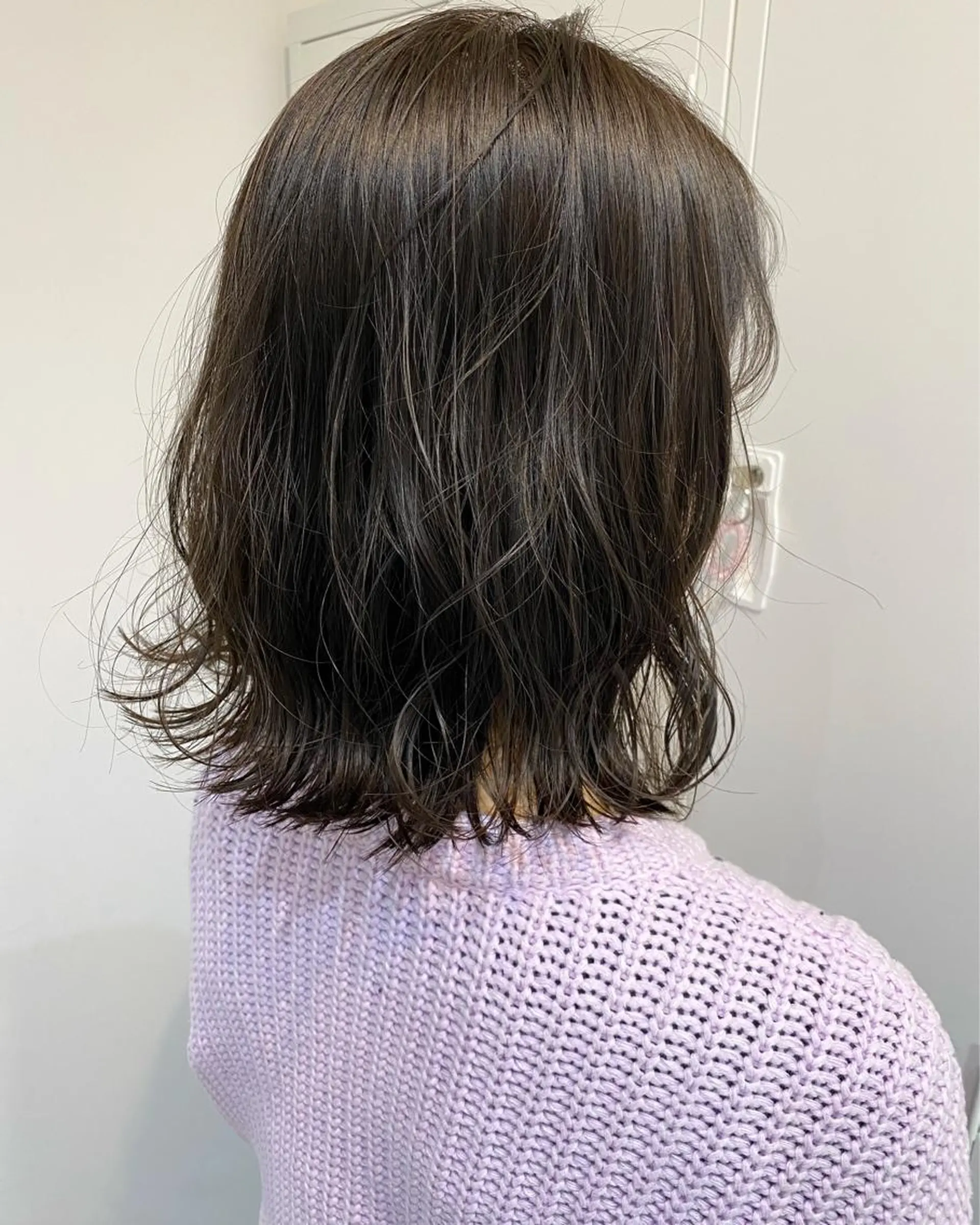 ショート カラー ダークグレー ダークグレージュ グレージュ ヘアカラー トリートメント 🎀暖色カラー🎀 おかだみほのヘアスタイル
