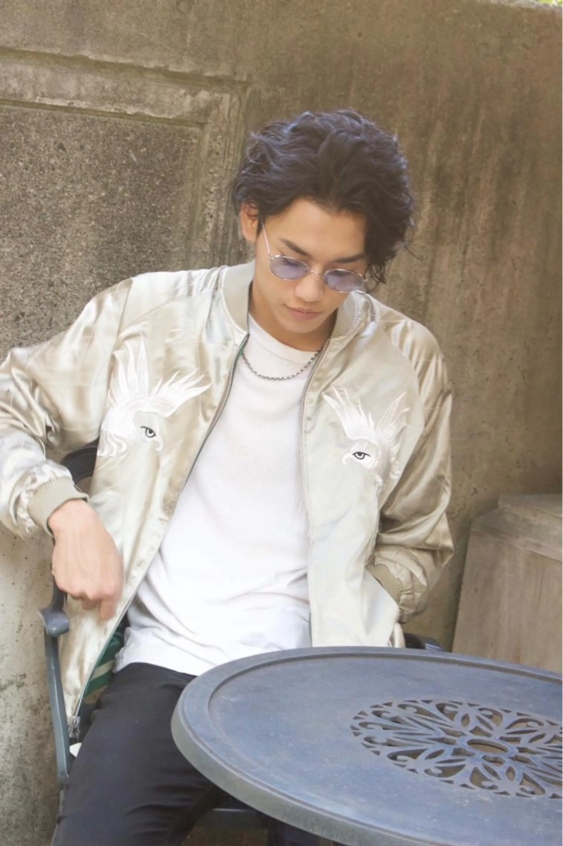 ショート パーマ メンズ メンズパーマ カット パーマ トリートメント ヘッドスパ ヘアセット AUBE HAIRazul吉祥寺所属・髪質改善✨幹細胞✨ ウルツヤ🌈清水　祥のヘアスタイル