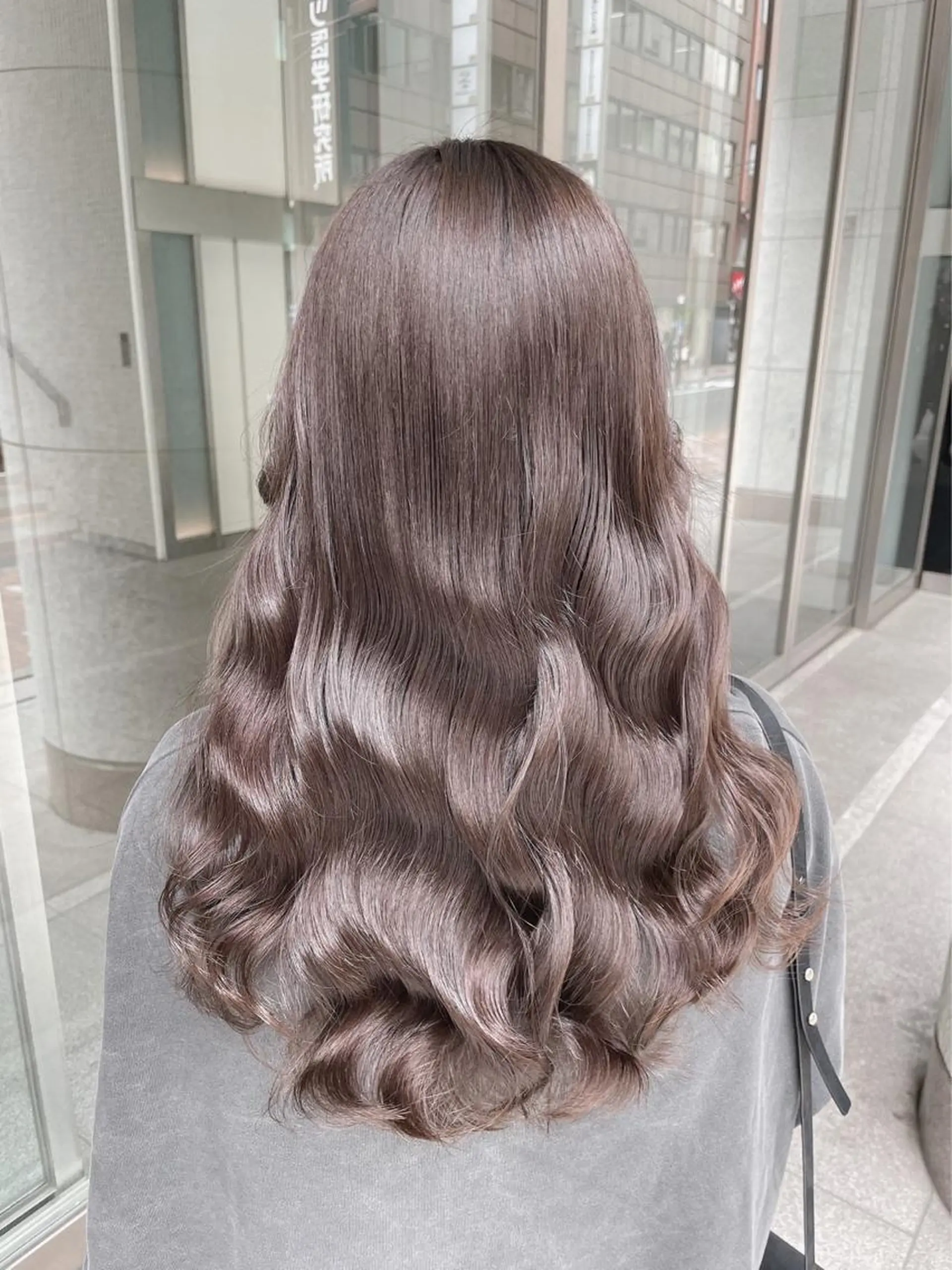 ロング カラー ヘアカラー トリートメント 【縮毛矯正特化】 kyokaのヘアスタイル