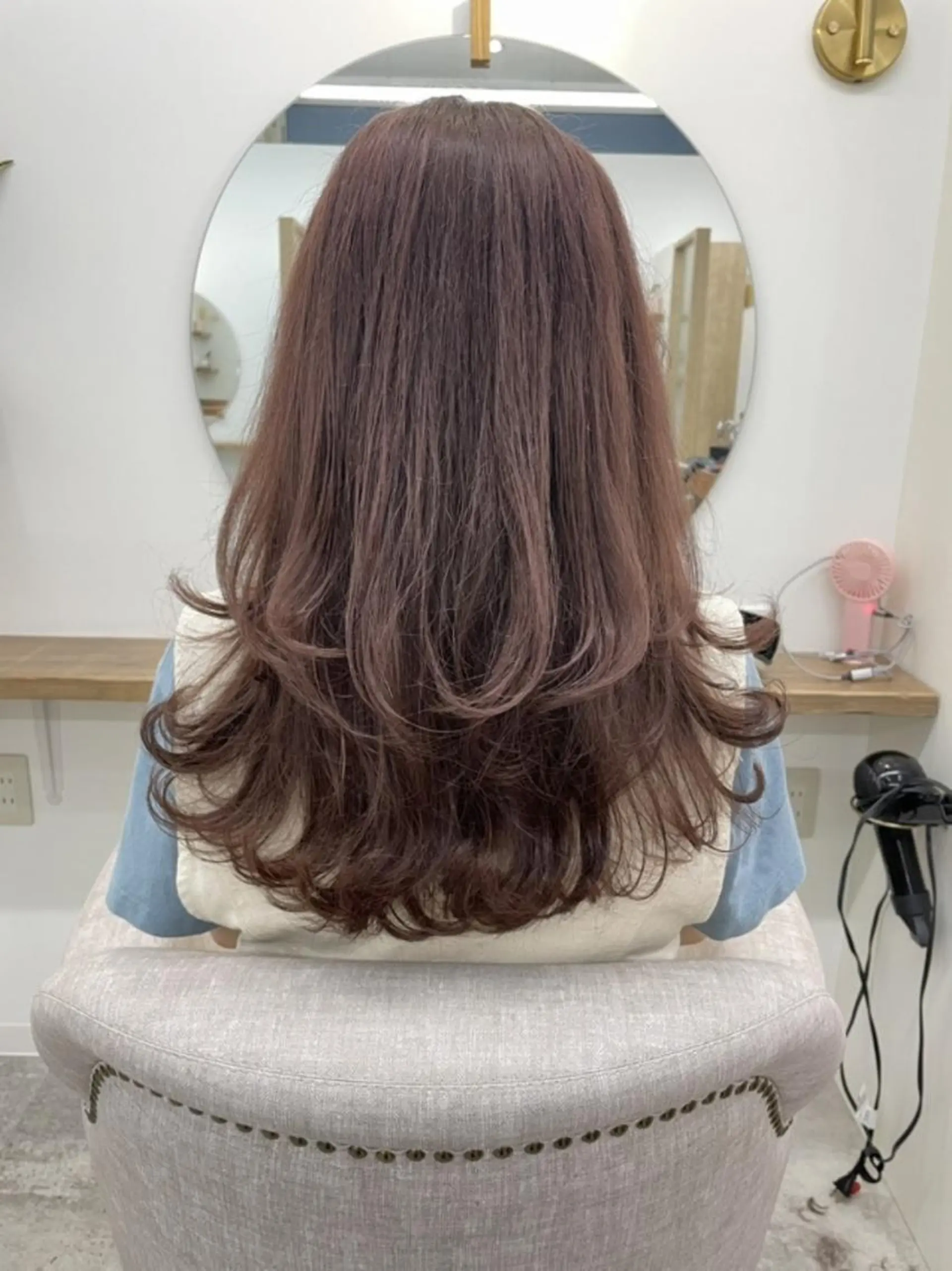ロング カラー レイヤーカット Rinko リンコのヘアスタイル