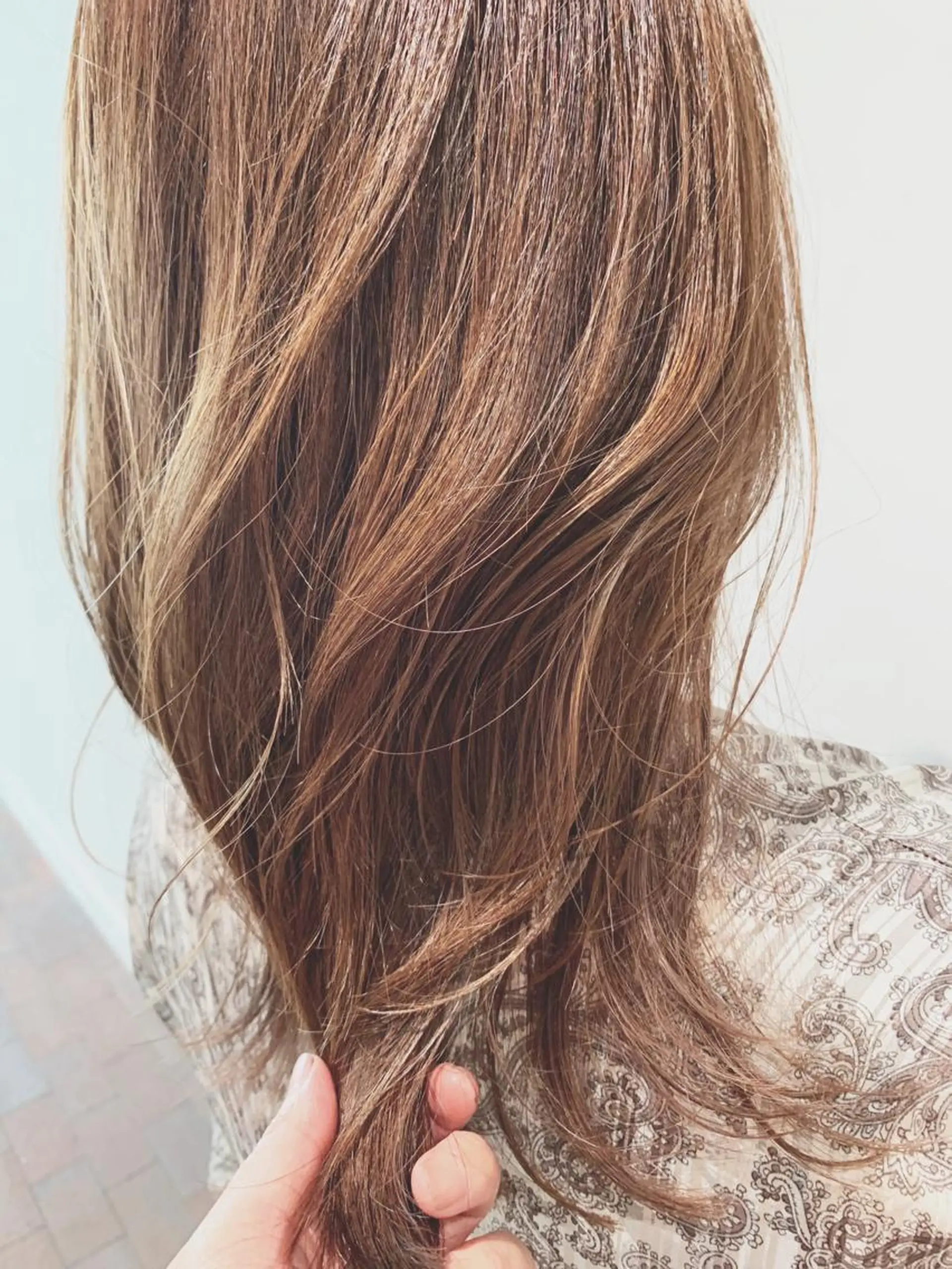 ミディアム カラー GO TODAY SHAiRE SALON 梅田店所属・柔らかくすみカラー ボブ/ショートのヘアスタイル