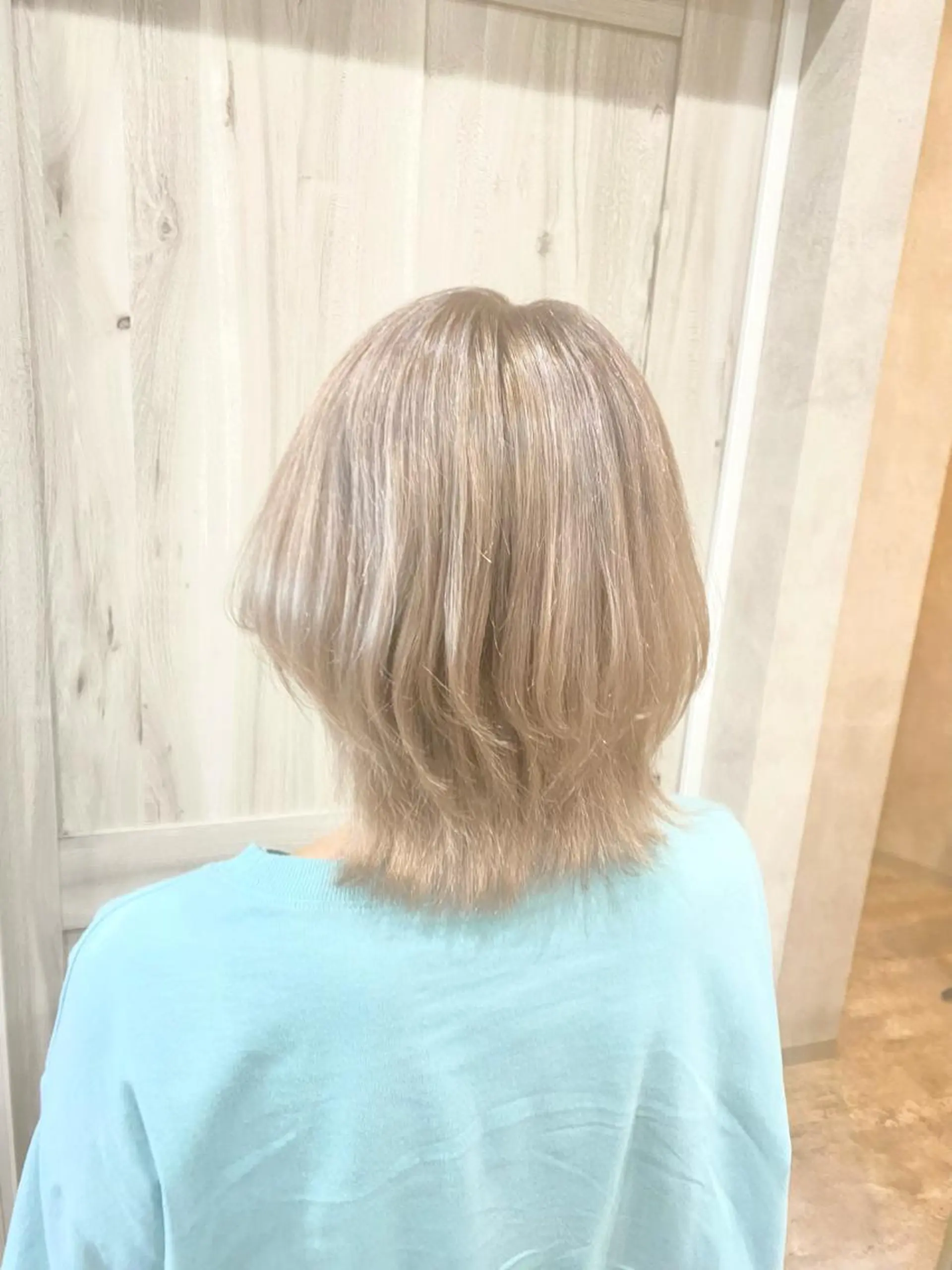 ショート カラー ベージュカラー ミルクティーベージュ ホワイトミルクティーベージュ 🎀暖色/ ピンク🎀seinaのヘアスタイル