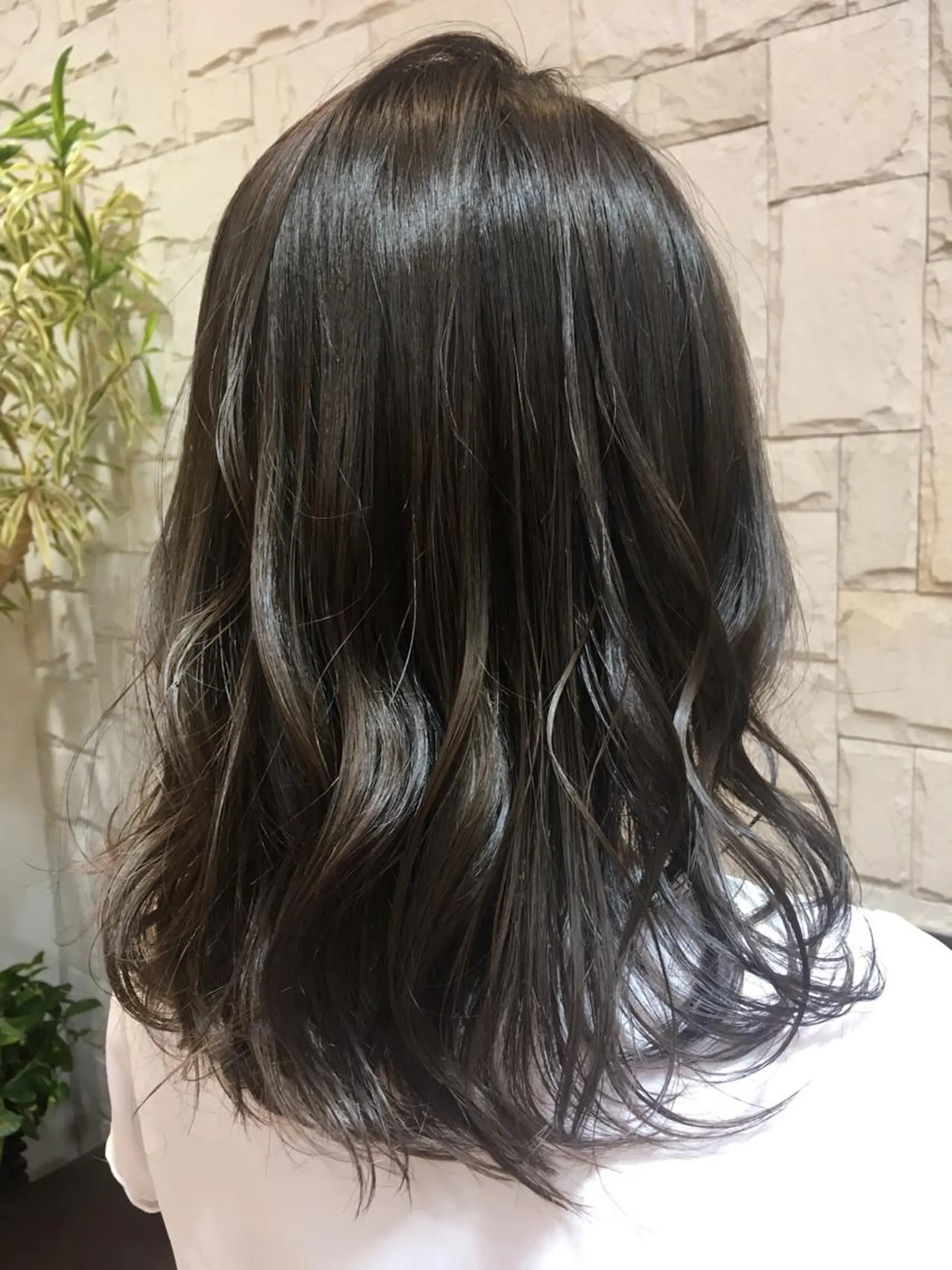ミディアム カラー シルバー ✨🌿大人可愛い愛さ れhair🌿✨松本のヘアスタイル