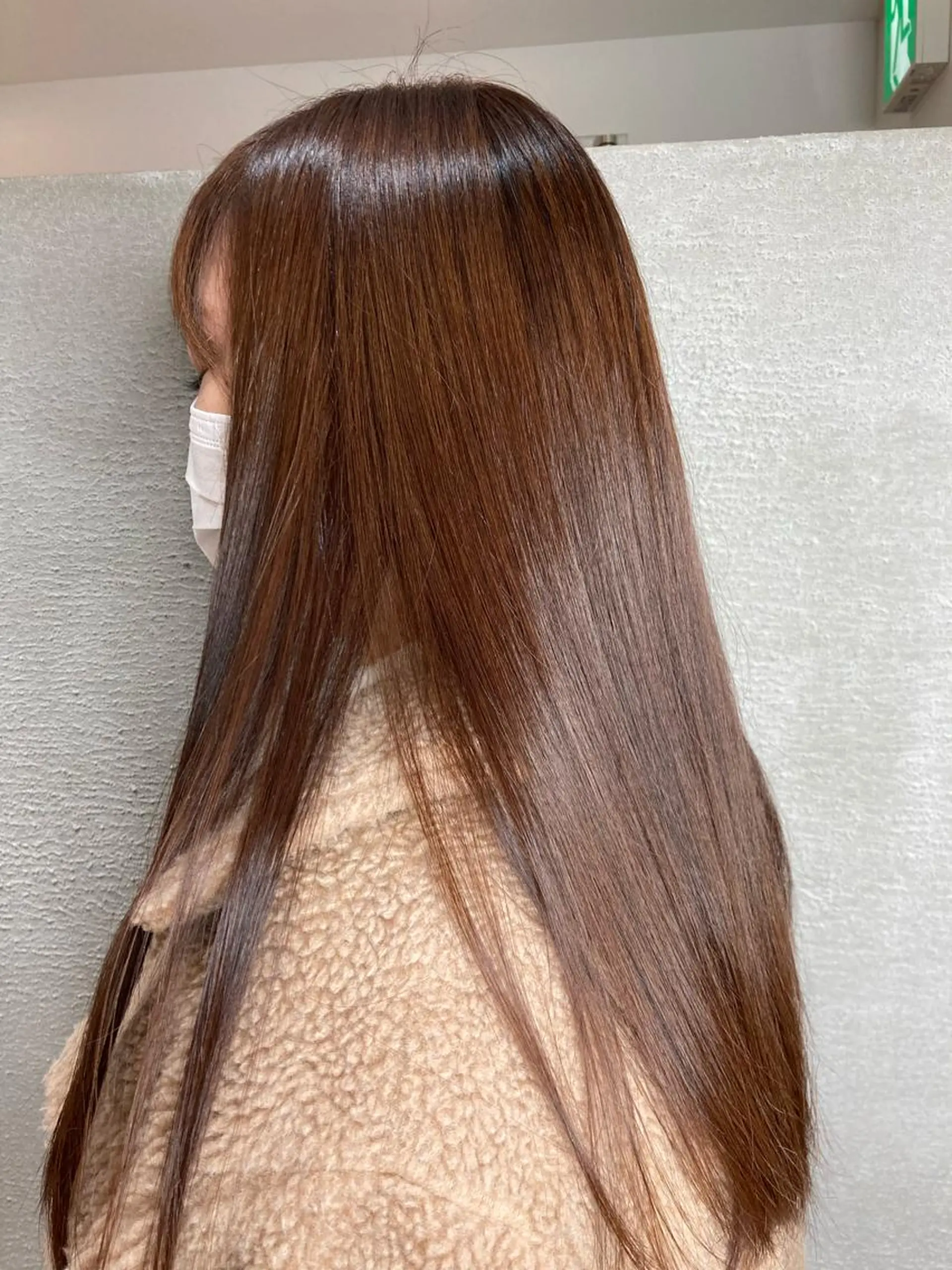 ロング カラー ブラウンカラー ピンクカラー ピンクブラウン 豊中/メンズ特化 岡田 龍之介のヘアスタイル