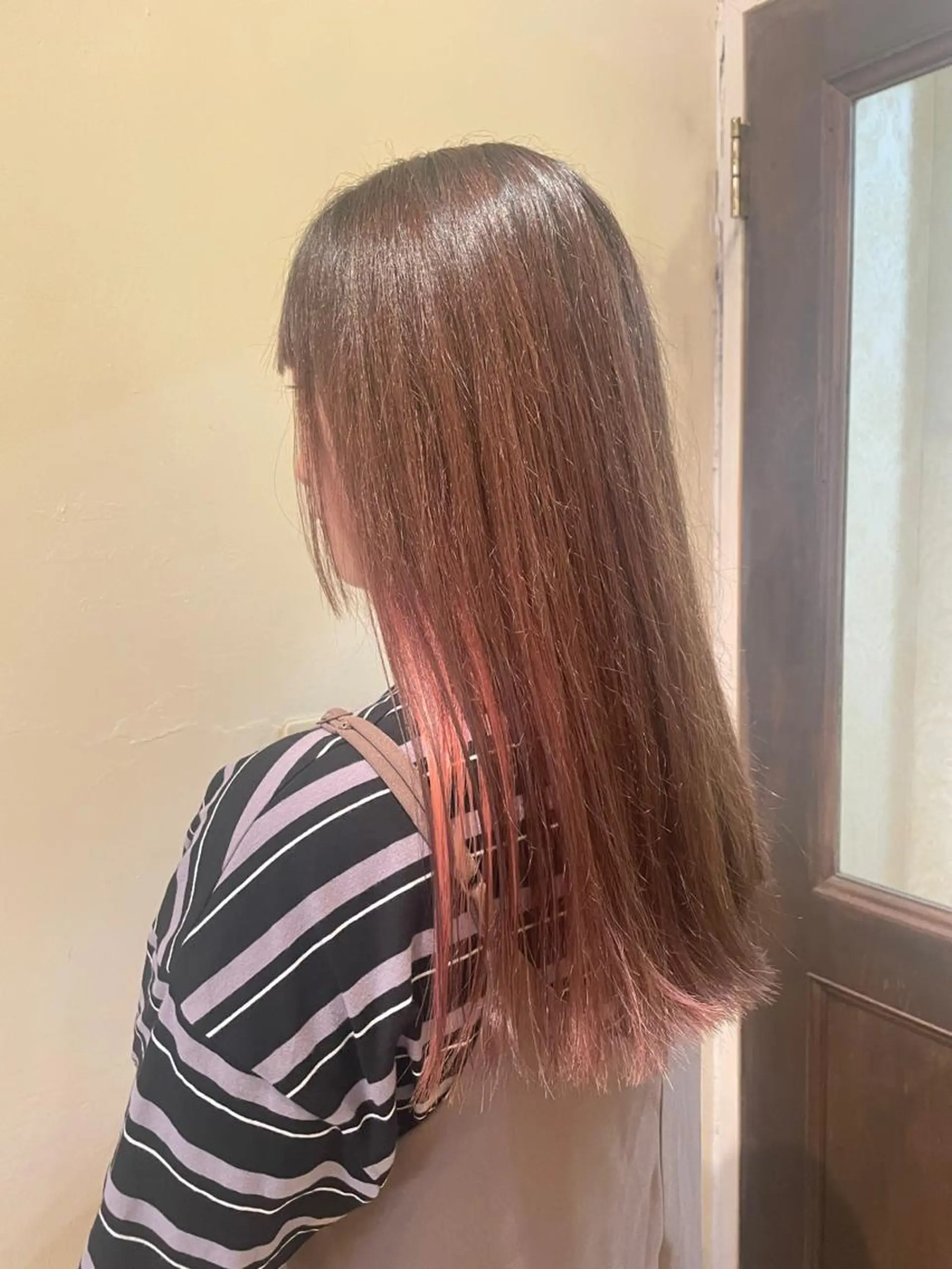 ロング 髪質改善カラー ベージュ🤎YUMEのヘアスタイル