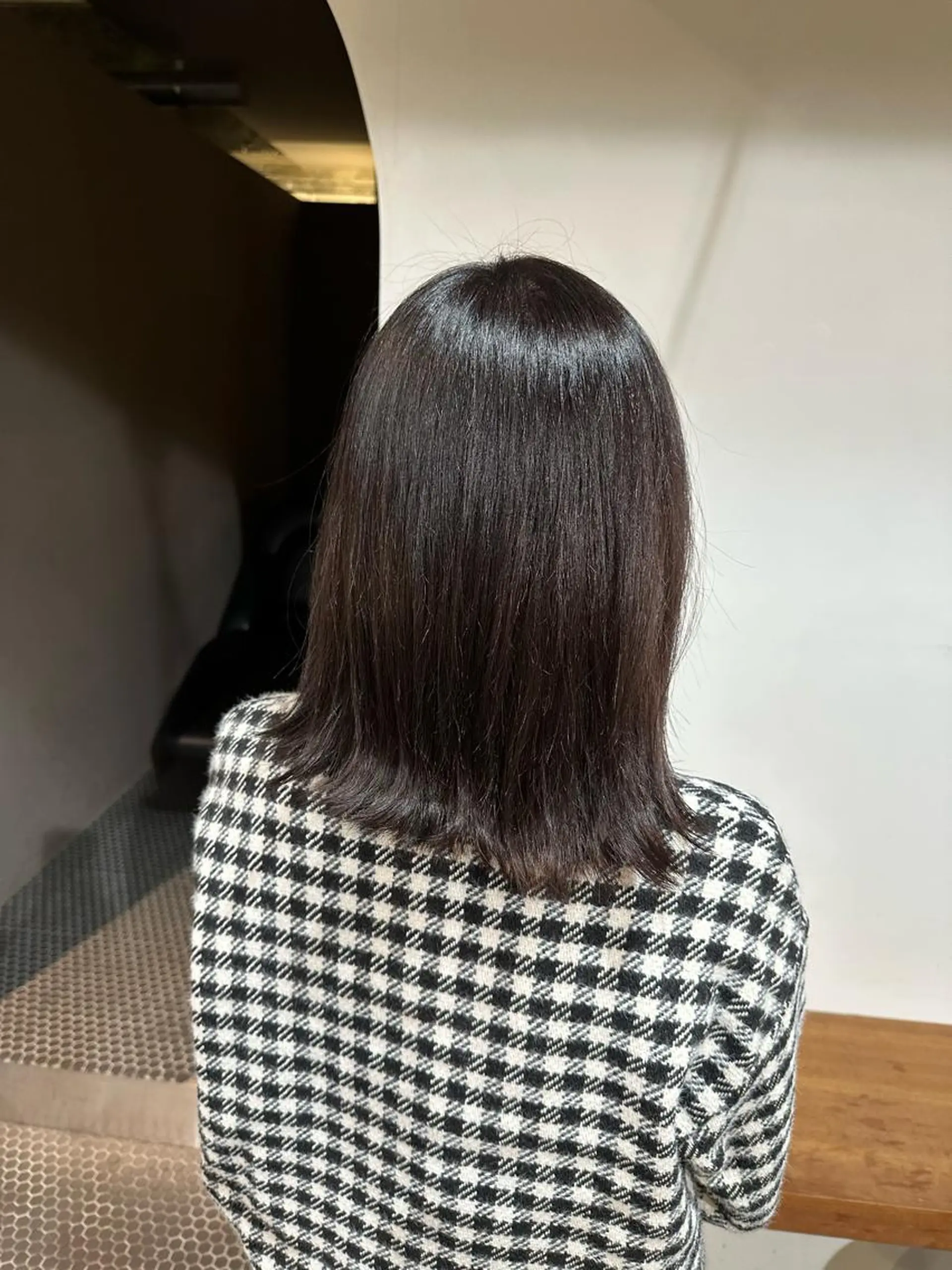 カラー 透明感カラー グレージュ ラベンダーカラー ラベンダーグレージュ ラベンダーグレー 小河 穂香のヘアスタイル