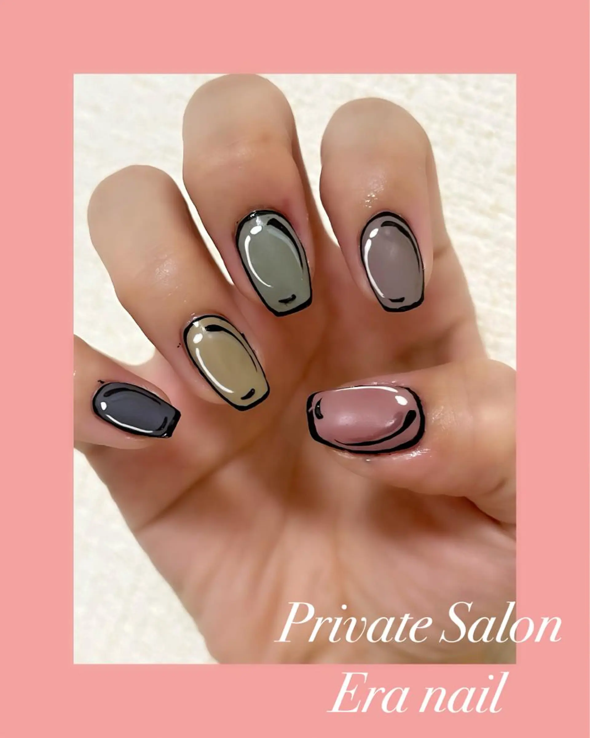 ネイル マットネイル Era nailのネイルデザイン