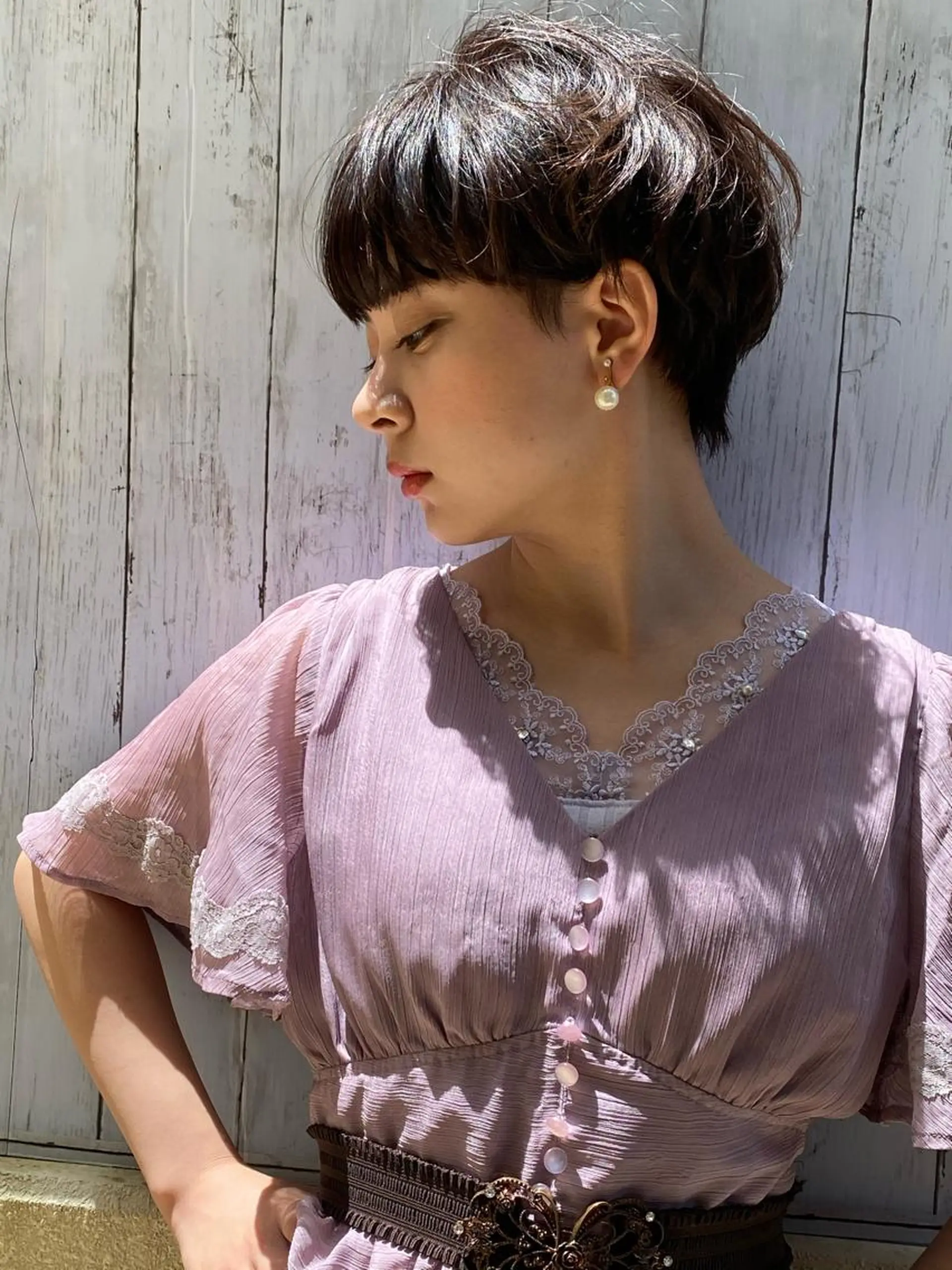 ショート カラー ショートヘア カット ヘアカラー grand juteのヘアスタイル