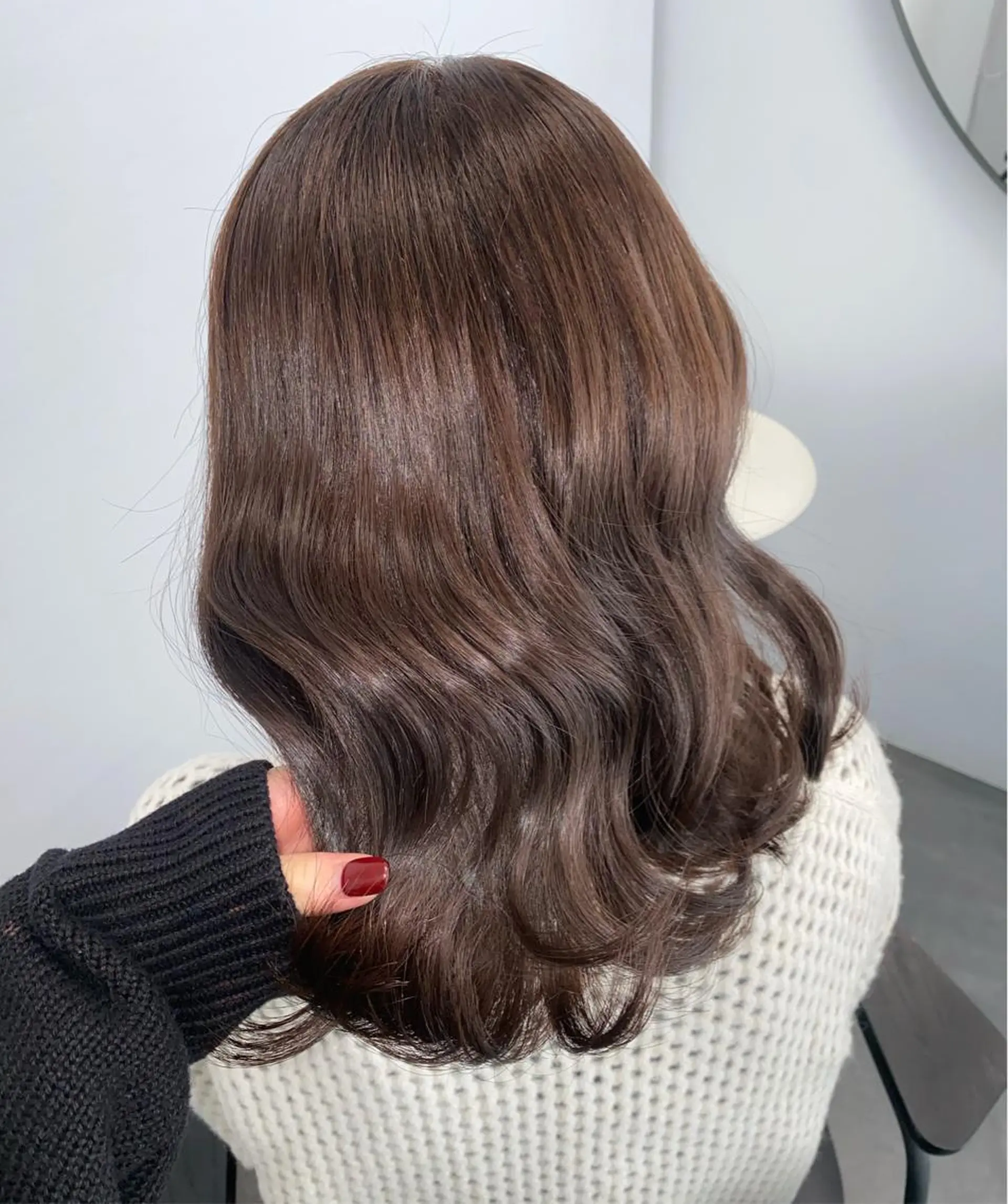 ミディアム カラー 韓国girly hikariのヘアスタイル