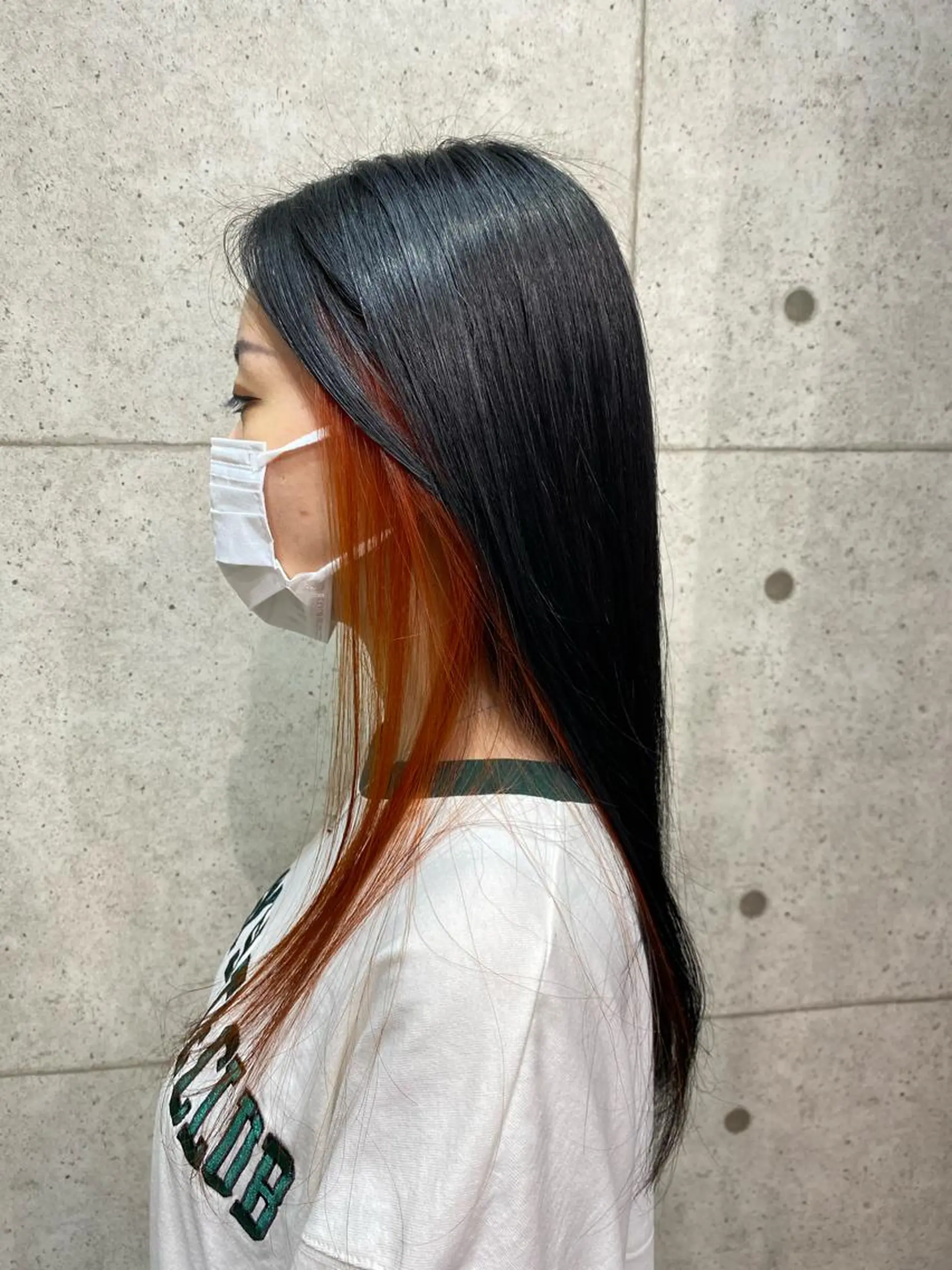 ロング カラー インナーカラー 遠藤沙也加 /レイヤーカットのヘアスタイル