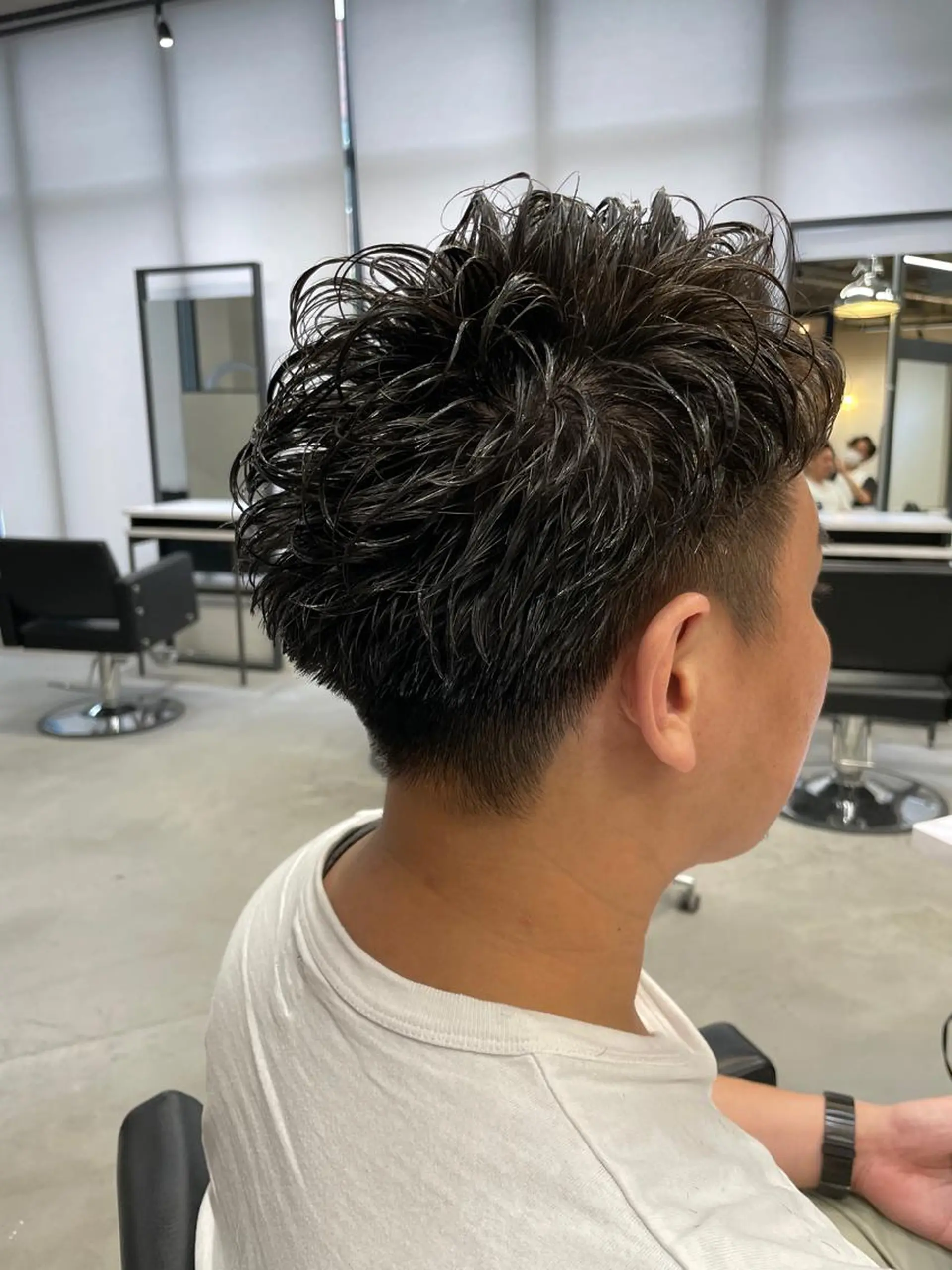 メンズ メンズパーマ カット パーマ 福永速人 /メンズパーマのヘアスタイル