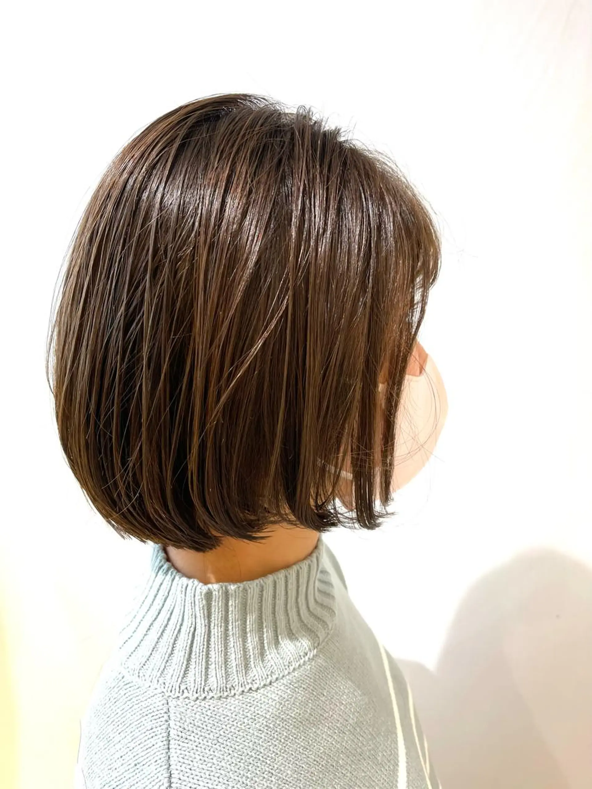 ショート カラー パーマ ボブ ストレートパーマ カット ヘアカラー トリートメント 💎髪質改善王子💎 TOMOのヘアスタイル