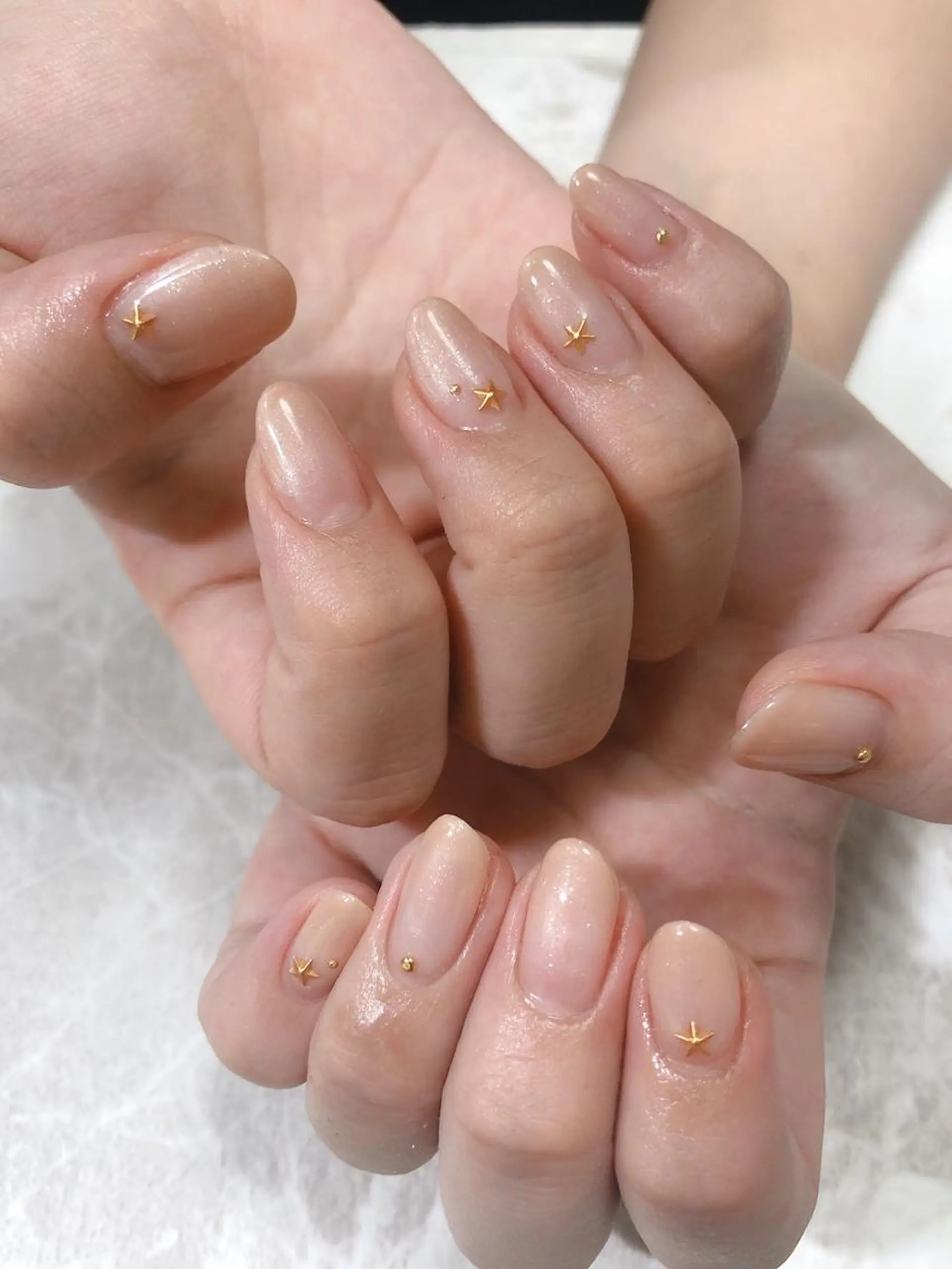 ネイル ストーンネイル ハンドネイル Lokahi NAILのネイルデザイン