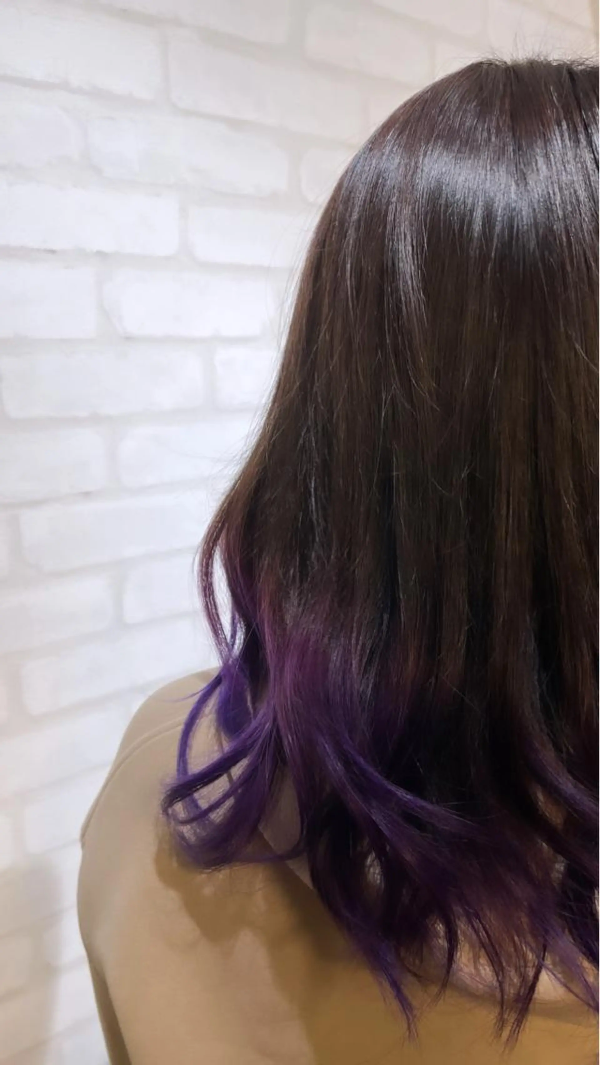 ミディアム カラー グラデーションカラー 髪質改善×艶カラー ANDIAMO 楓のヘアスタイル