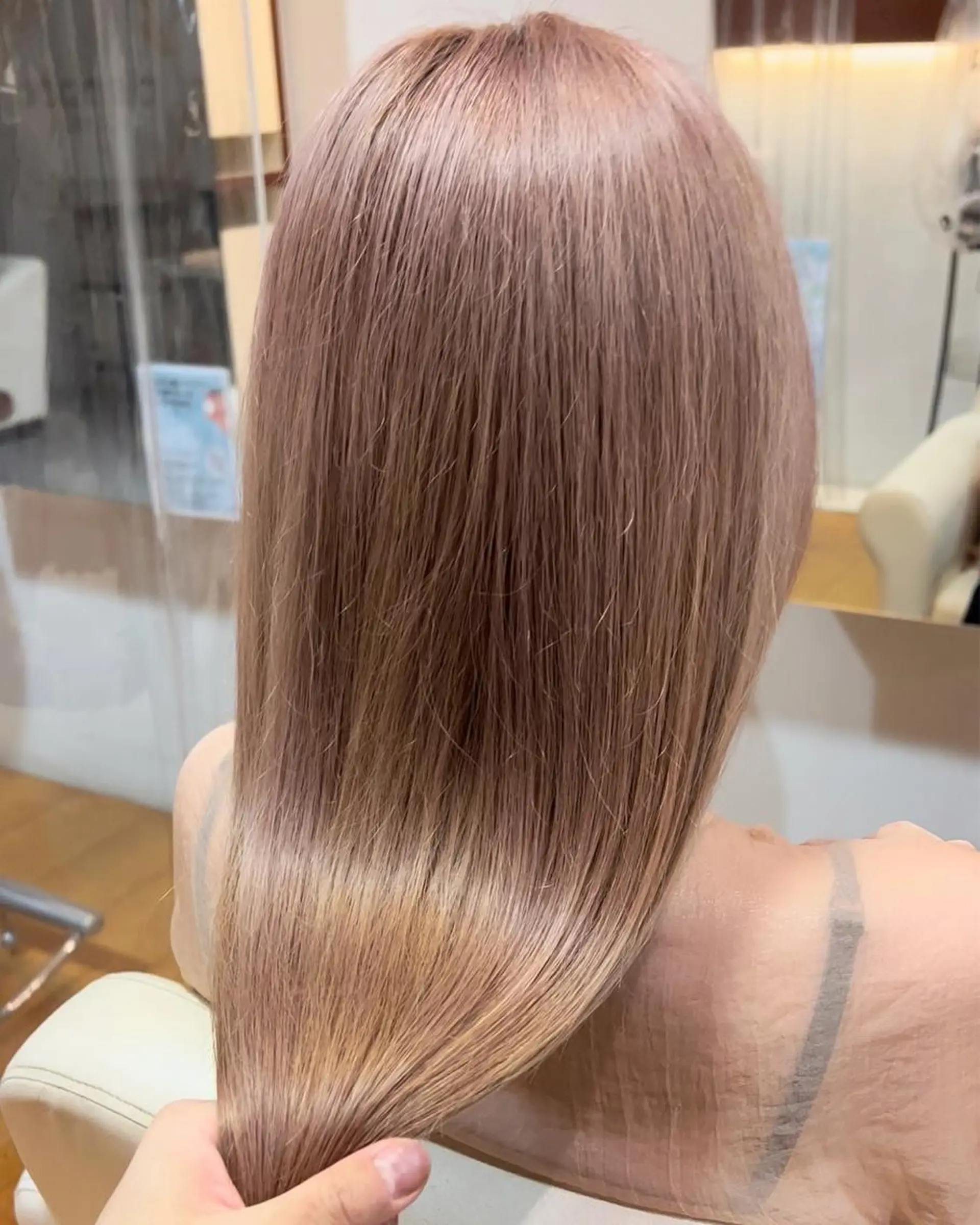 ロング カラー 菅原 リキヤのヘアスタイル
