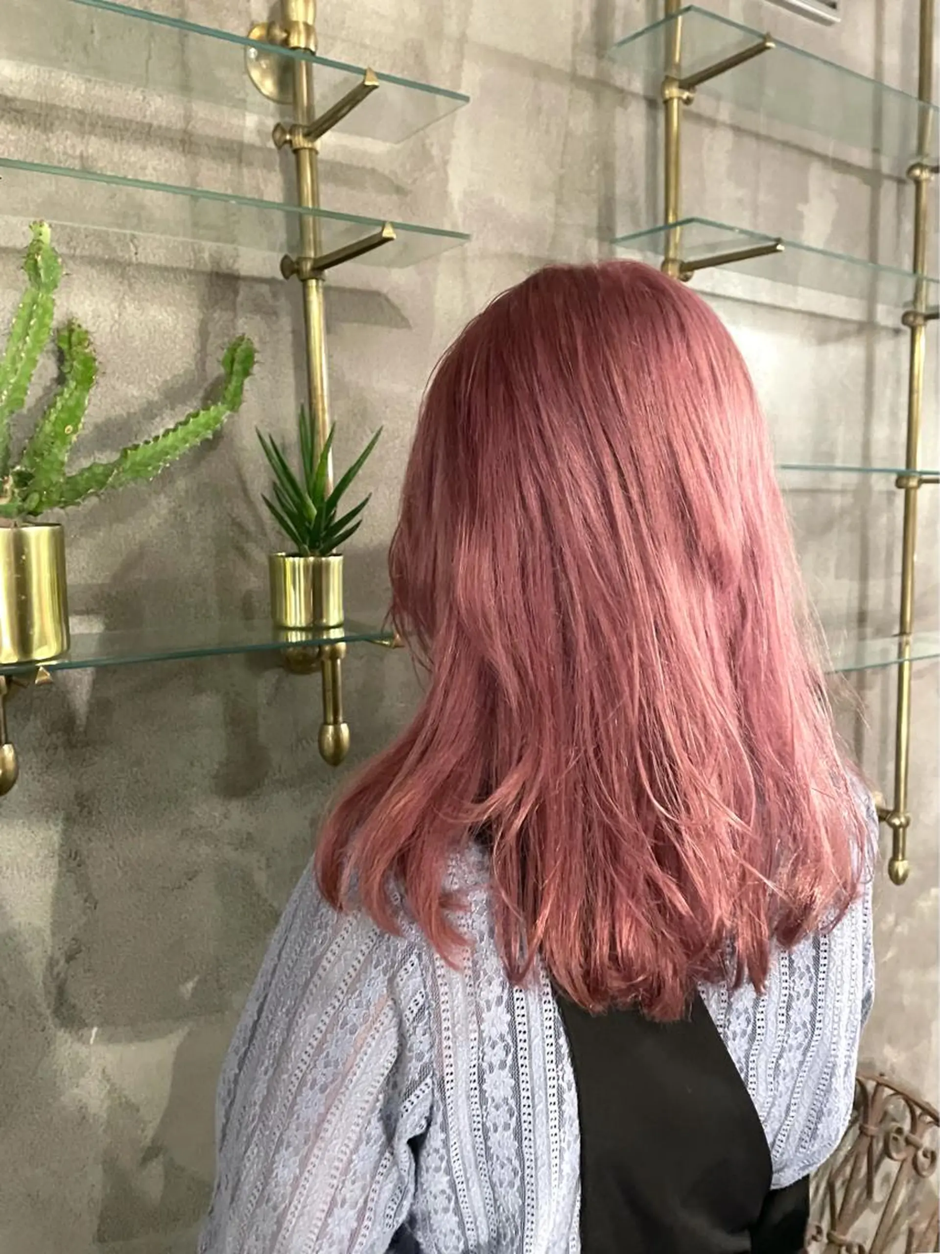 ロング カラー カット ヘアカラー トリートメント 🦋透明感カラー /ケアブリーチ🦋のヘアスタイル