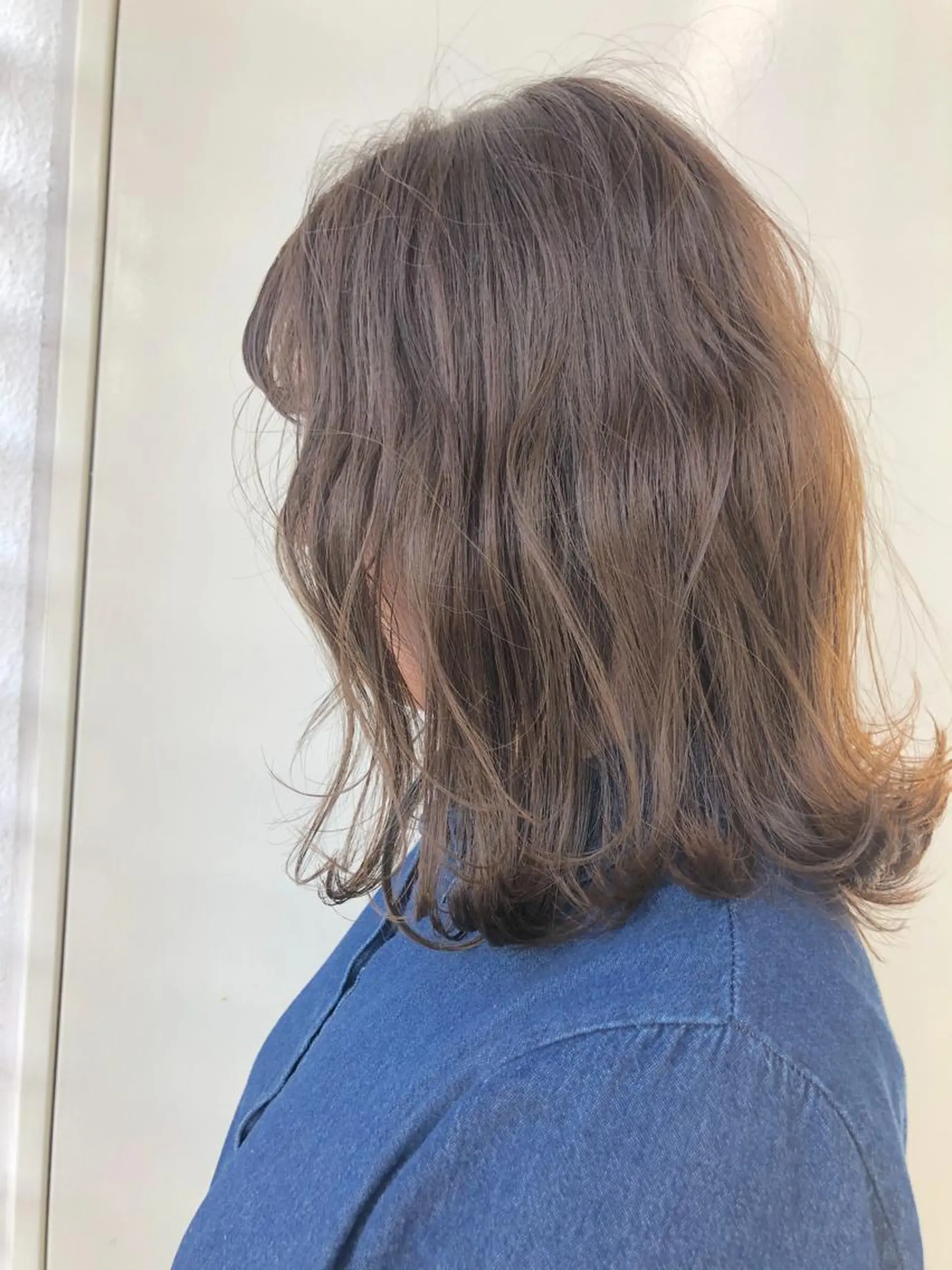 ミディアム カラー ヘアアレンジ カット ヘアカラー トリートメント NANA／trend style🕊🍑のヘアスタイル