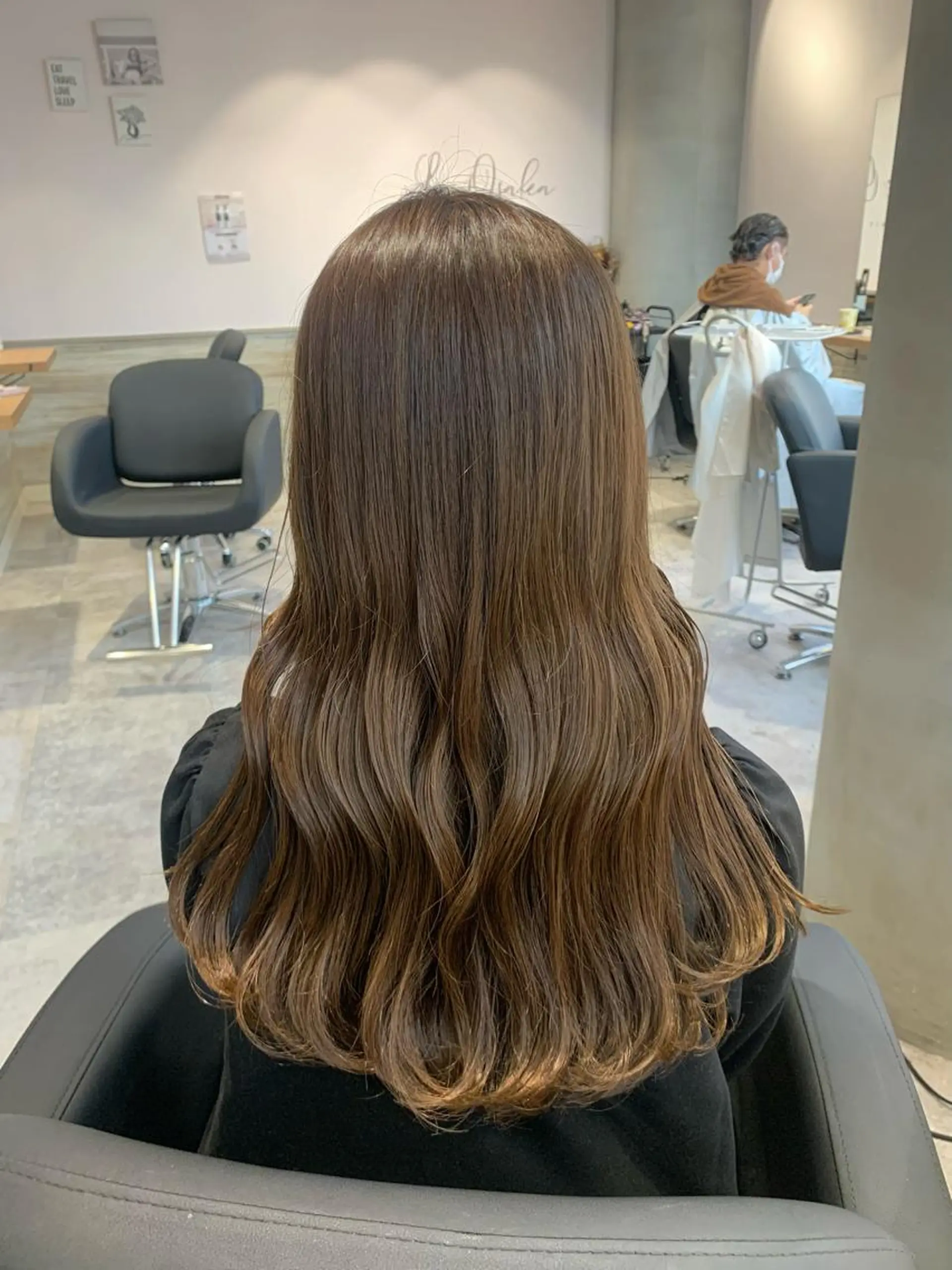 ロング shes茶屋町アリサ 🎀顔周り×韓国風のヘアスタイル