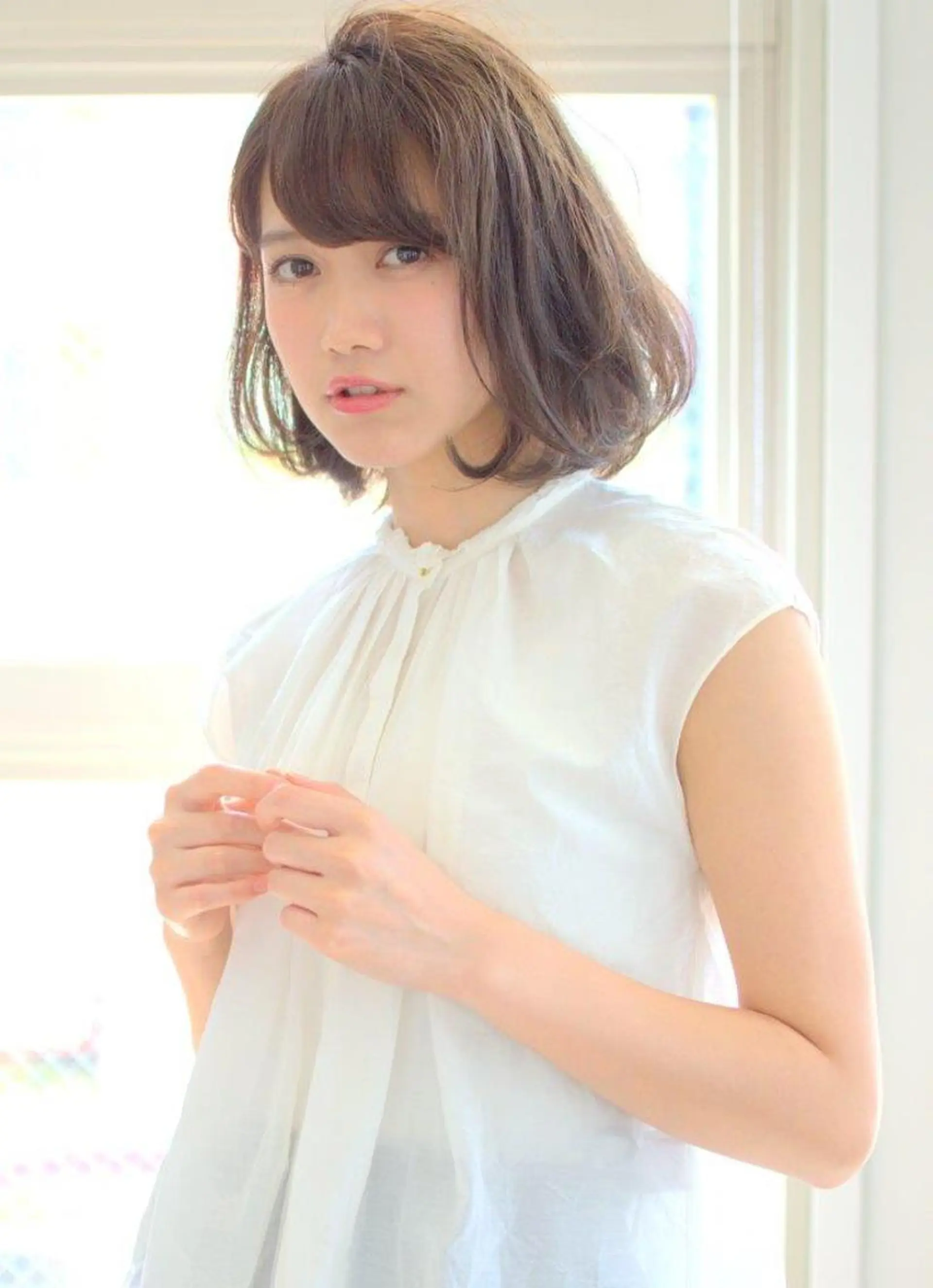 ショート カット トリートメント 中村 玲のヘアスタイル