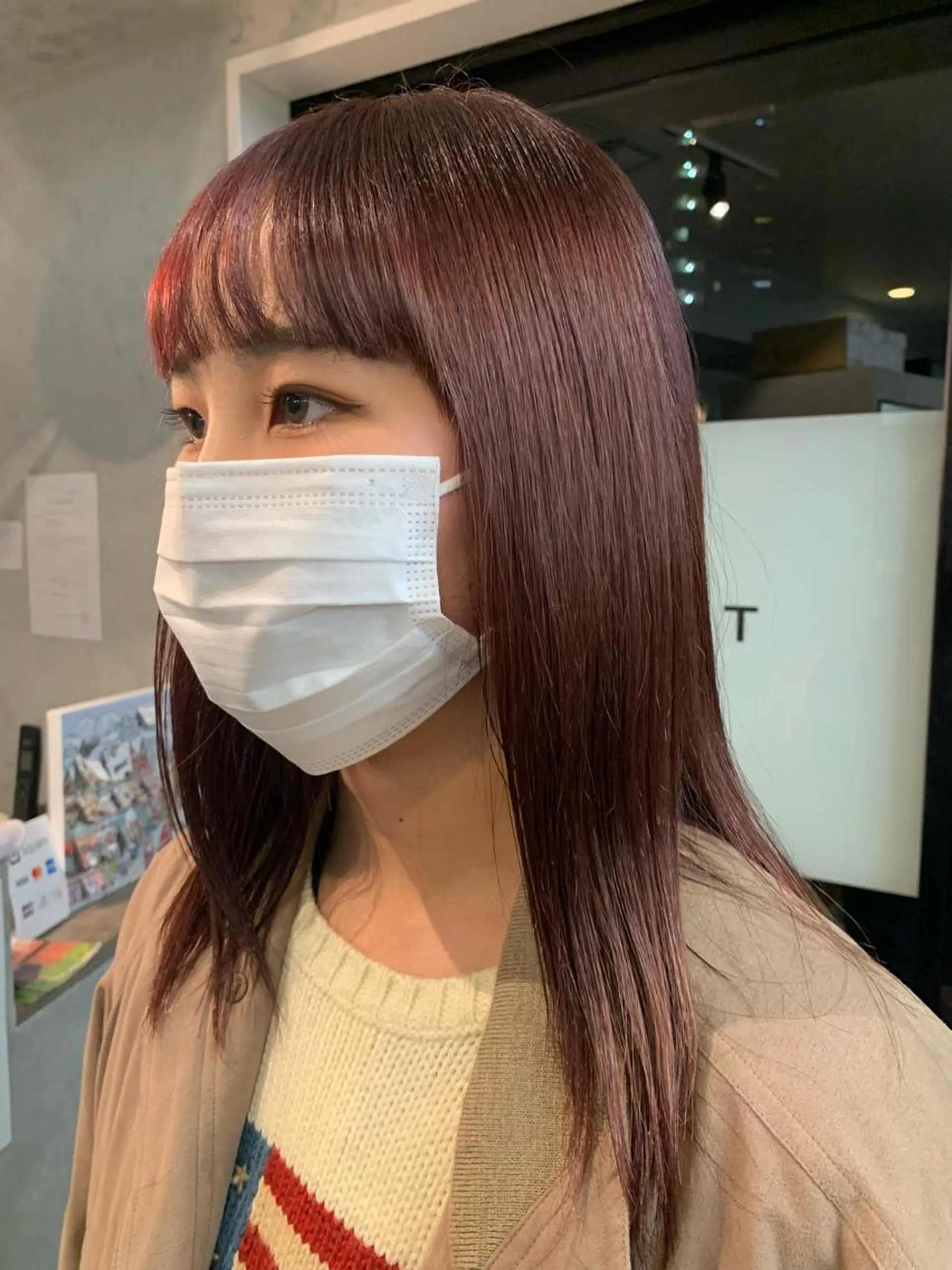 セミロング カラー Haru/THREE …by velvetのヘアスタイル