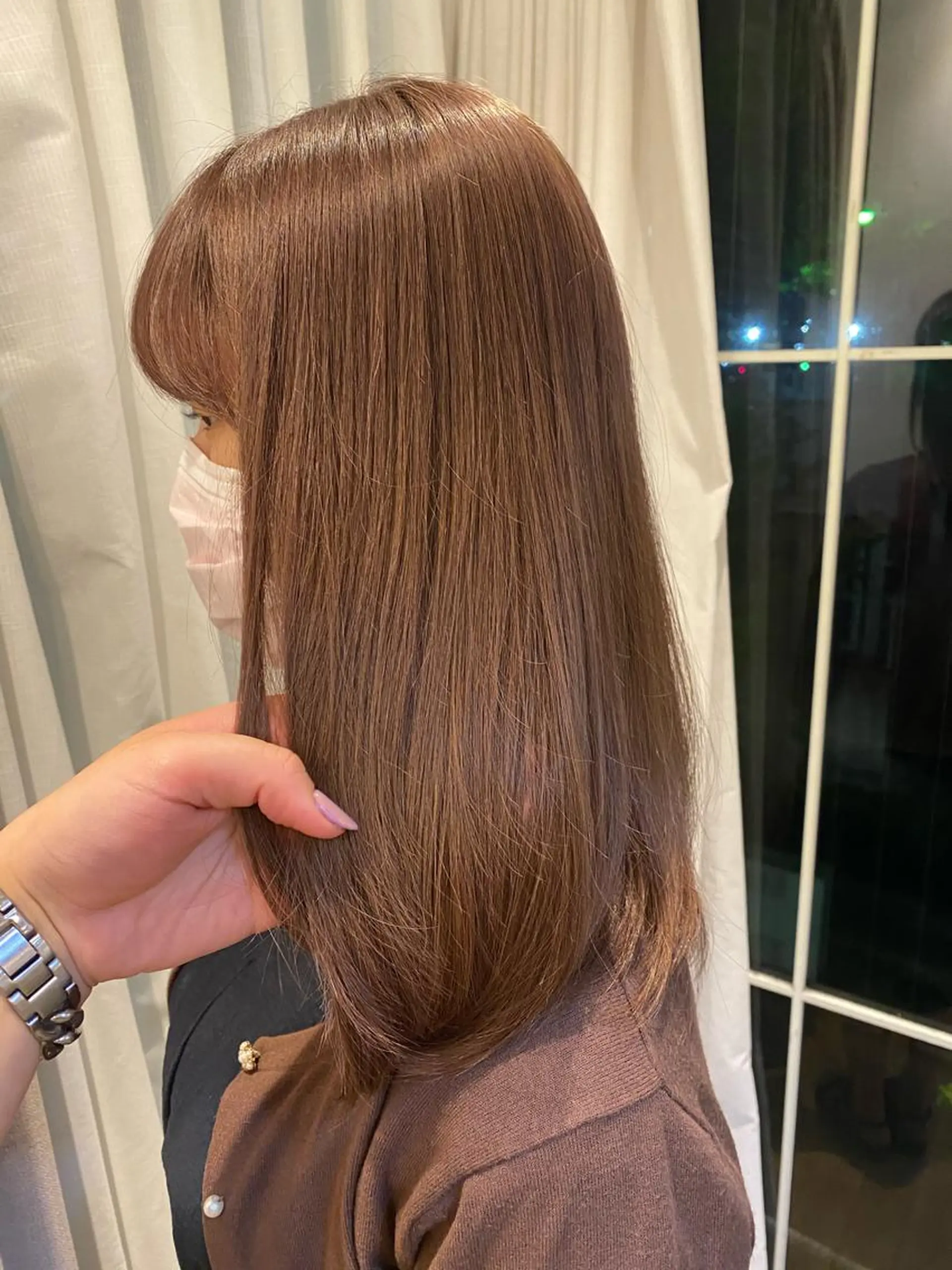 ミディアム カラー sio.nail&eyebrow salon shimokitazawa2号店所属・nailist mana𖤐´-のネイルデザイン