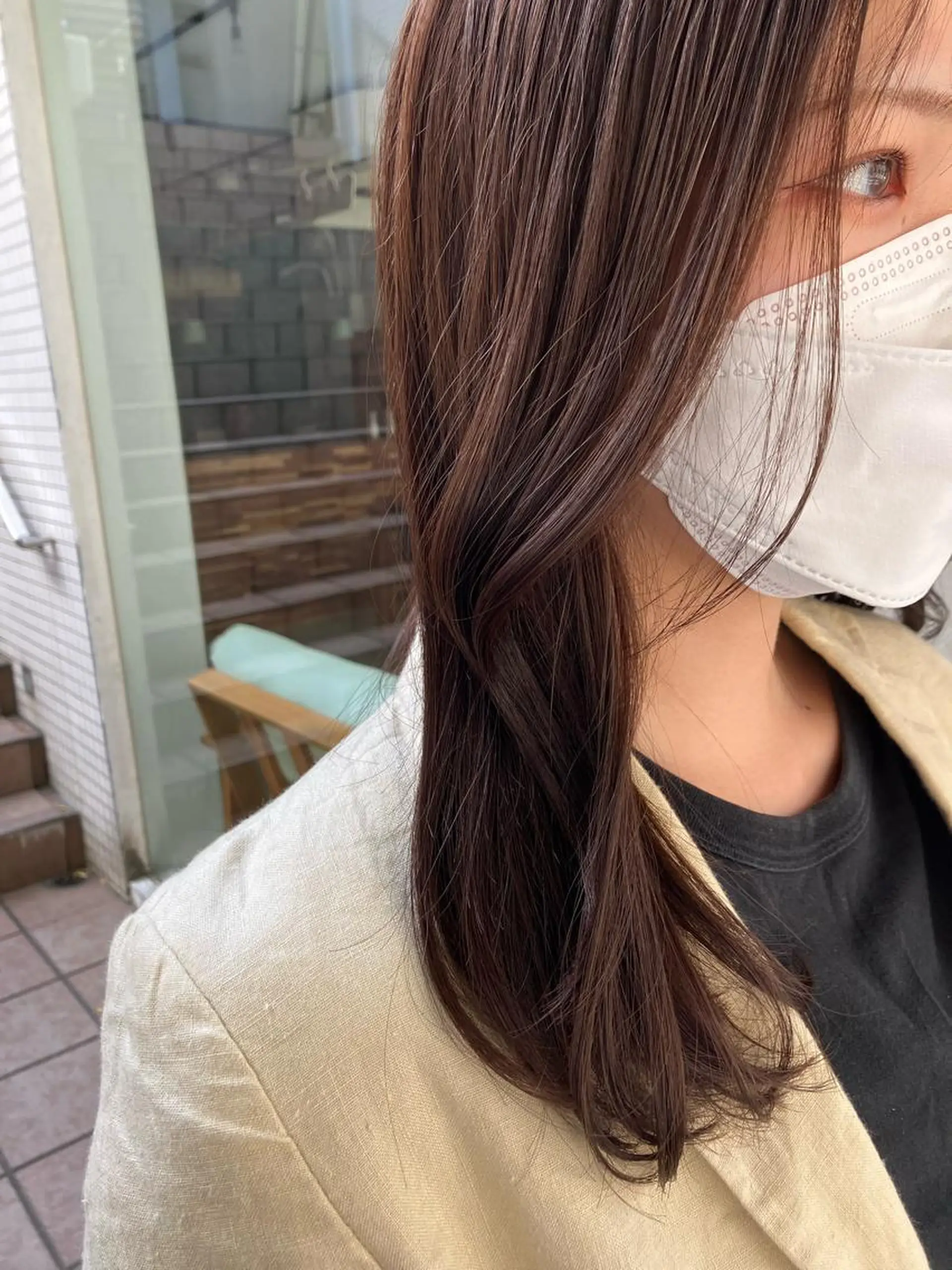 ミディアム カラー カット ニュアンスカラー／ メンズ🌙久住綾香のヘアスタイル