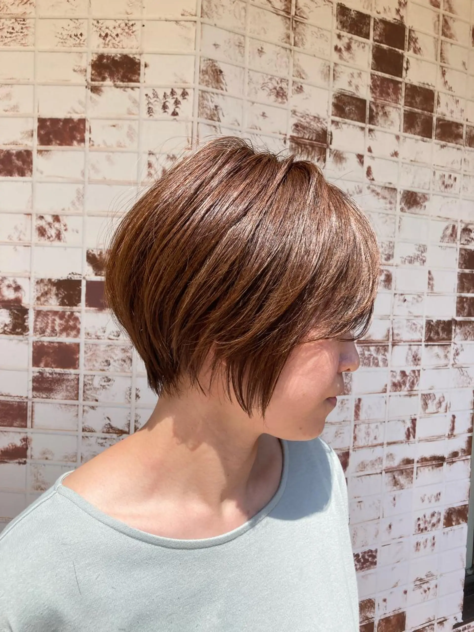ショート ショートボブ ボブ ショートヘア Re-Bell所属・中江 翔のヘアスタイル