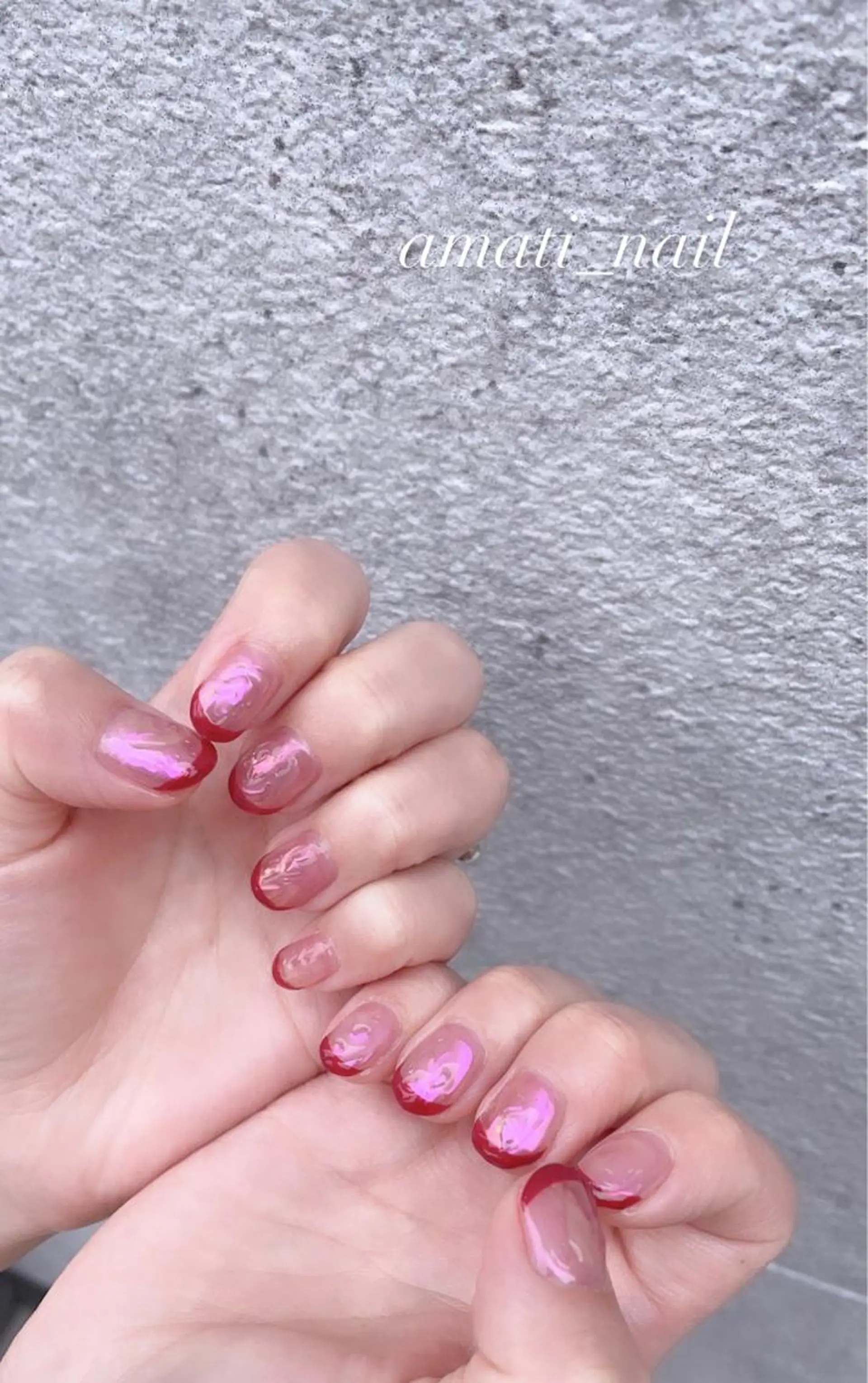 ネイル クリアネイル フットネイル ジェルネイル グラデーション マグネットネイル ハンドネイル amati_nail TAKAKOのネイルデザイン