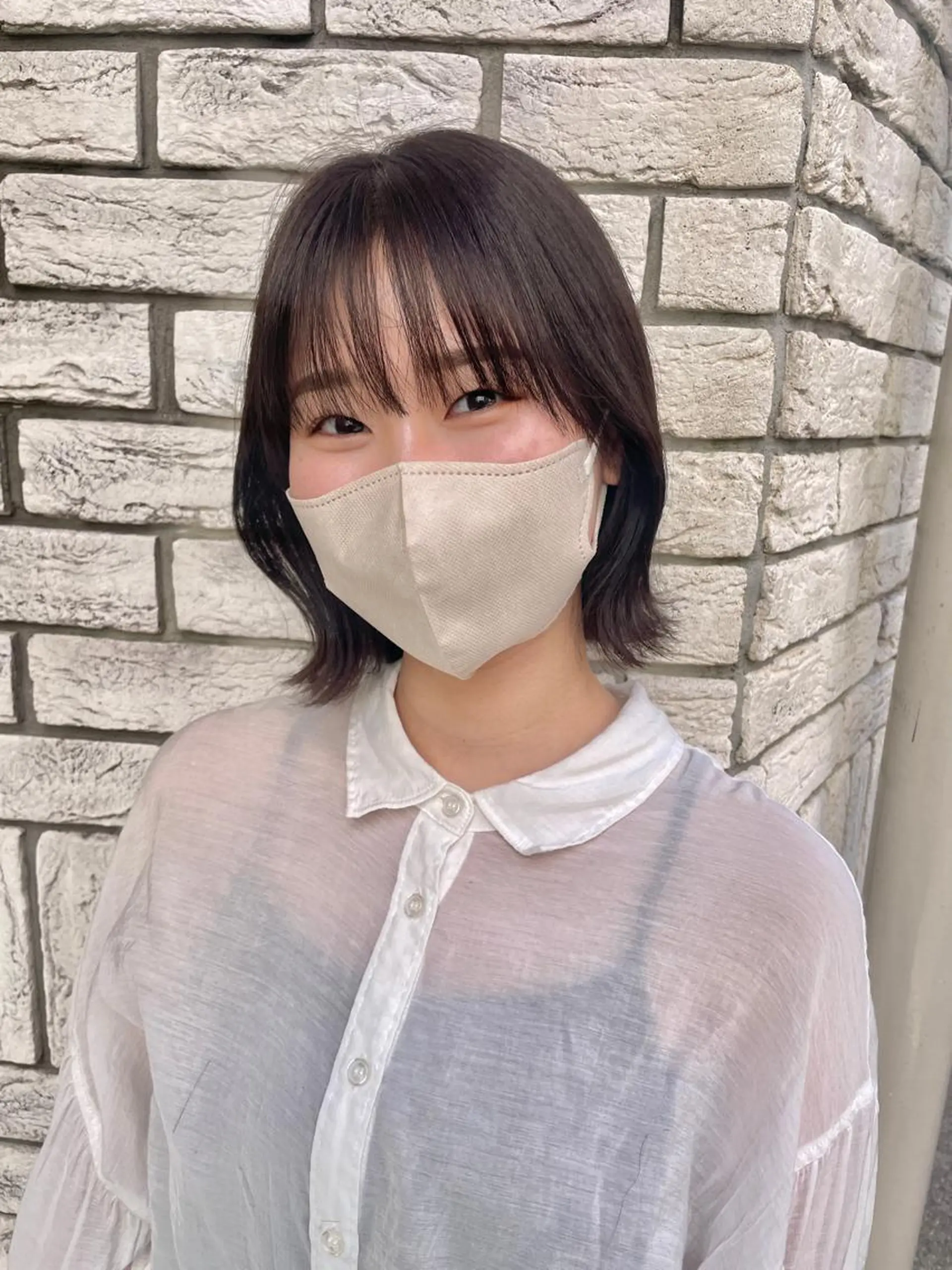 セミロング カラー ボブ くびれヘア カット ヘアカラー カラー/レイヤー/ 髪質改善/PAAQのヘアスタイル